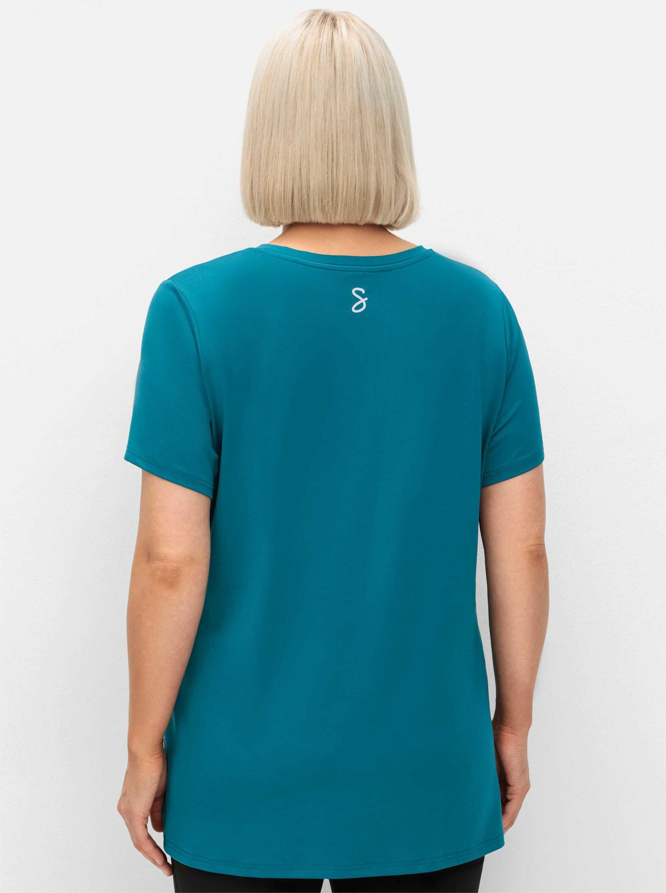 Sheego Trainingsshirt Funktionsshirt Kurzarm