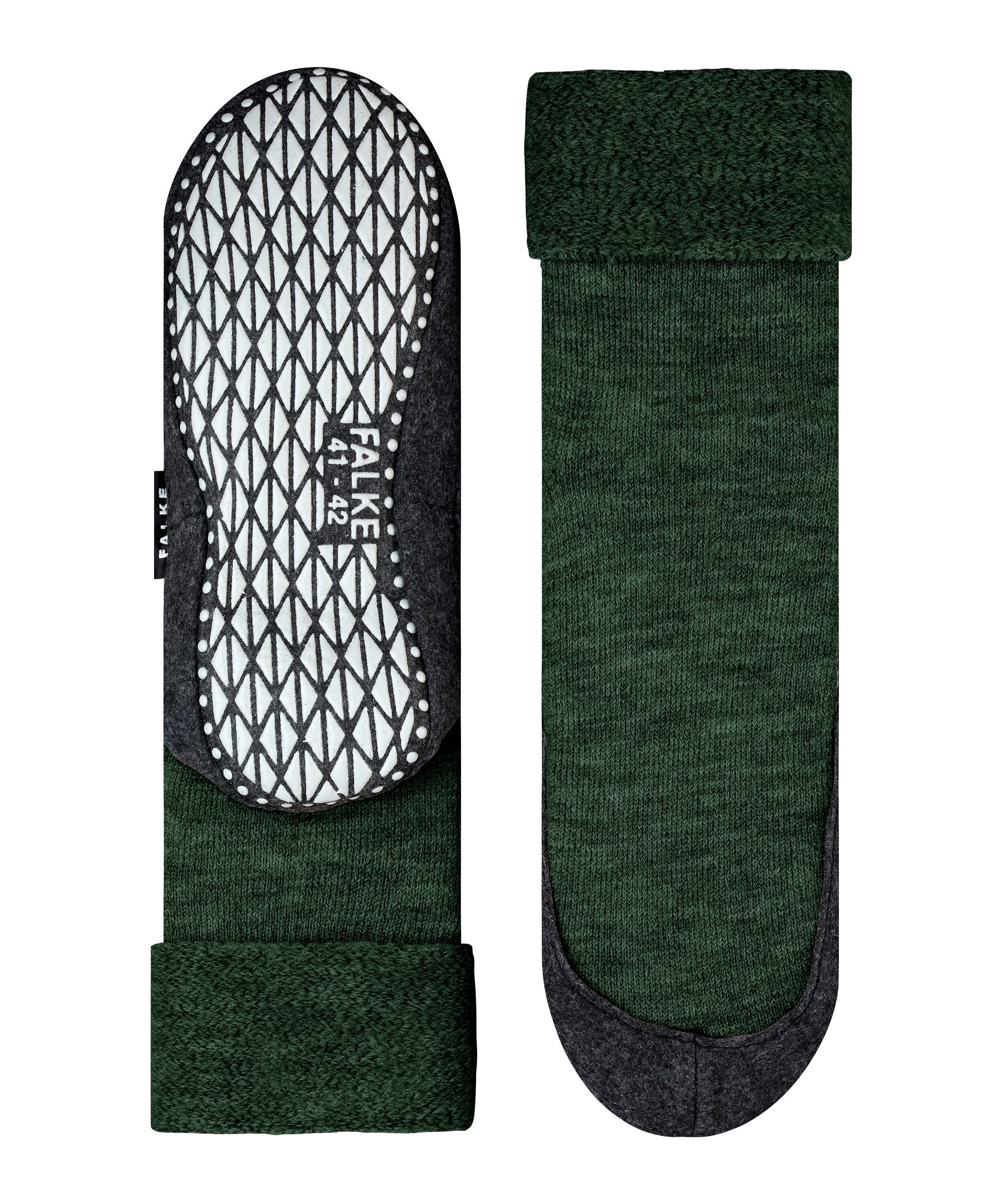 FALKE Haussocken Cosyshoe mit Merinowolle & rutschhemmender Sohle, atmungsaktiv