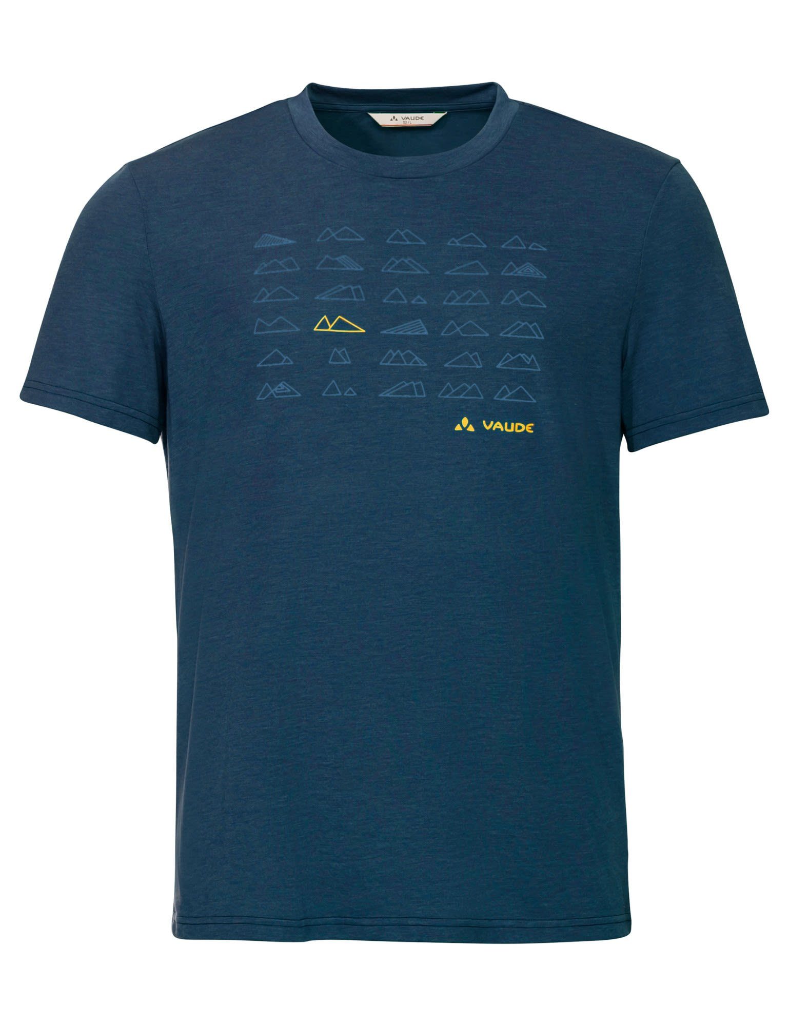 VAUDE T-Shirt Vaude Mens Tekoa T-shirt Iii Herren Kurzarm-Shirt Dark Sea - Blue