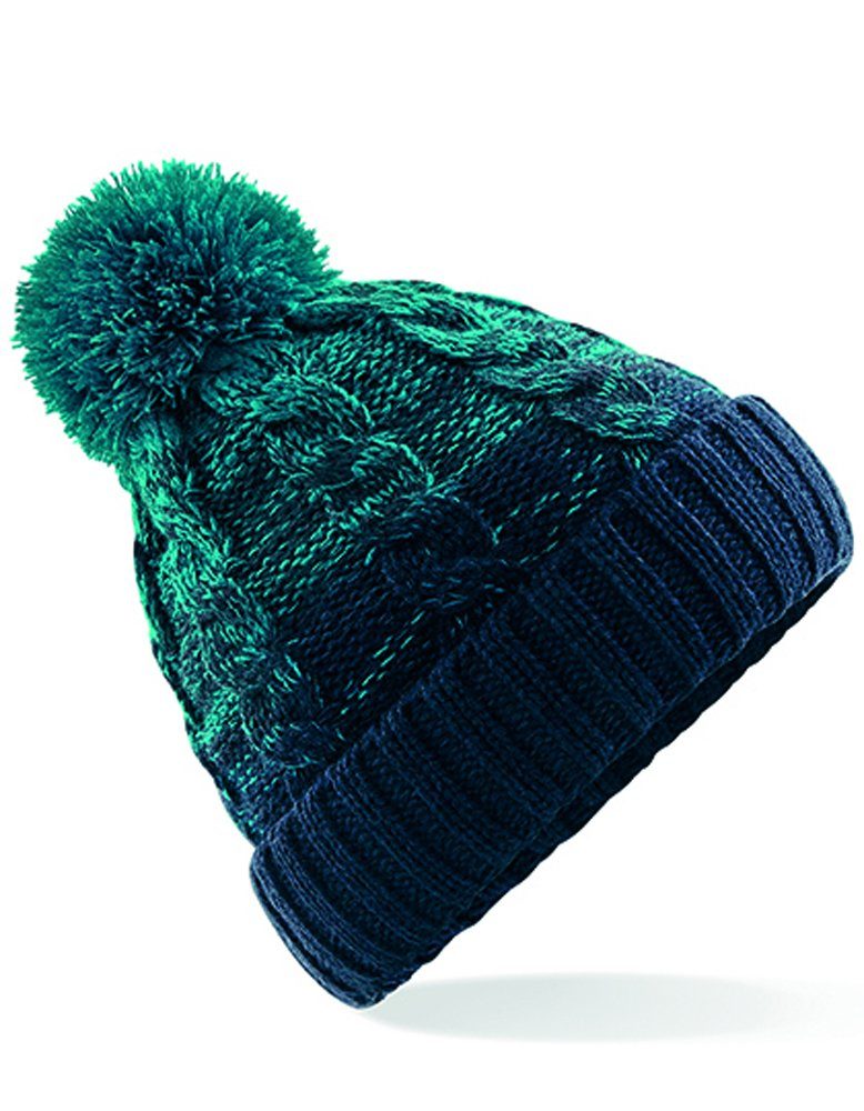 Bommelmütze Damen Winter Strickmütze Pompon Beanie