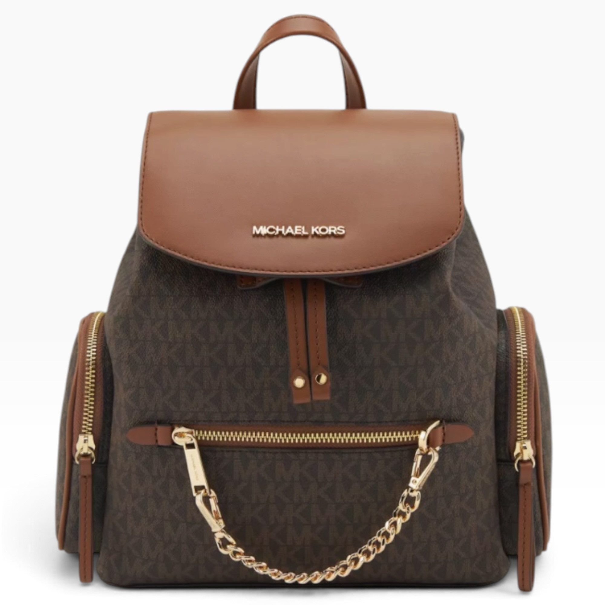 MICHAEL KORS Rucksack Michael Kors Rucksack Jet Set Damen Logo-Print Braun
