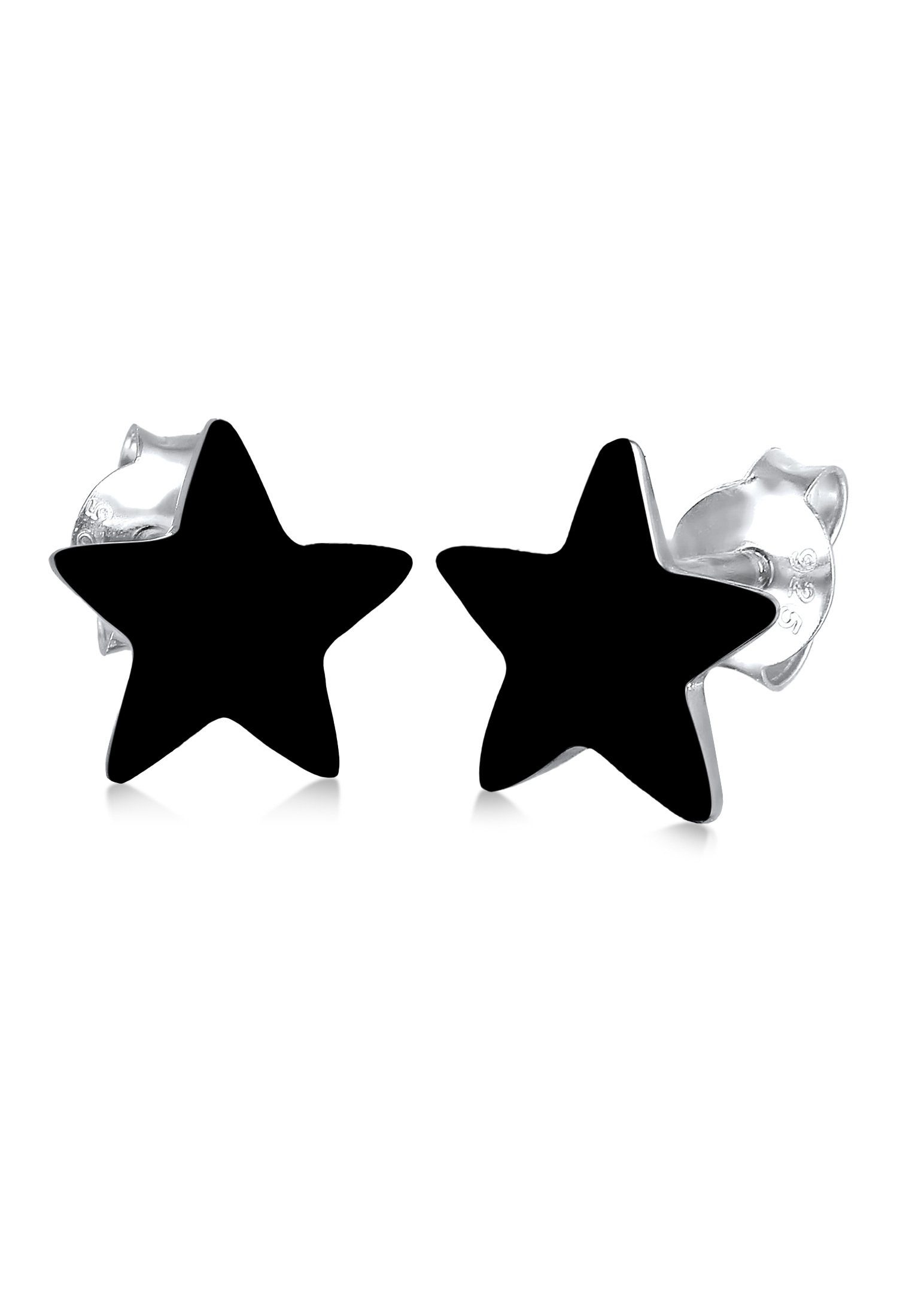 Elli Paar Ohrstecker Stern Astro Trend Filigran Basic 925 Silber, Sterne