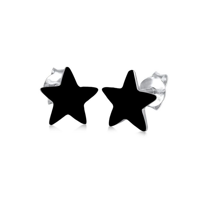 Elli Paar Ohrstecker Stern Astro Trend Filigran Basic 925 Silber Sterne
