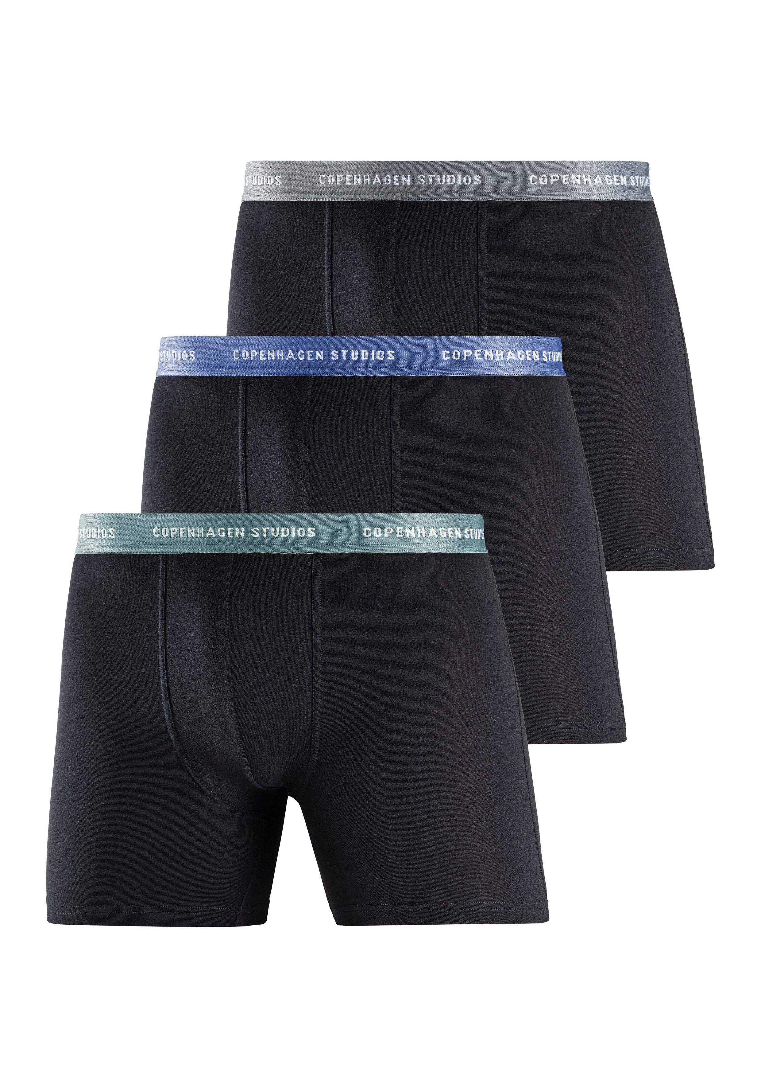 Copenhagen Studios Langer Boxer Boxershorts für Herren (Packung, 3-St) mit günstig online kaufen