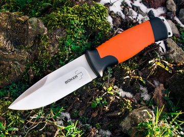 Böker Plus Survival Knife Böker Plus Outdoorsman XL feststehendes Messer mit Scheide, (1 St), Scheide inklusive