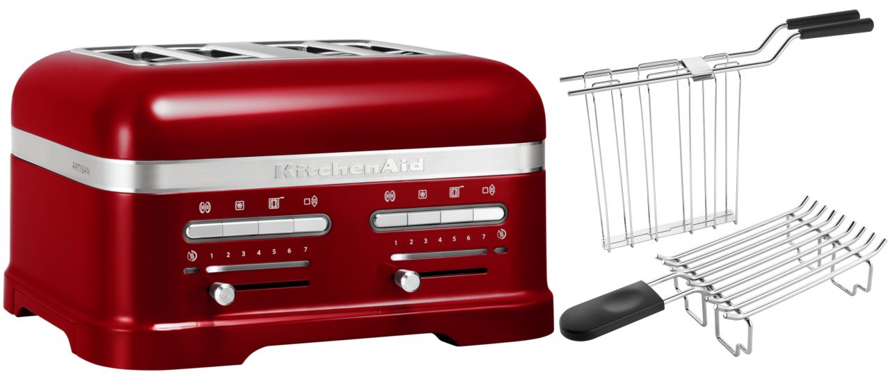 Liebesapfelrot Paket 5KMT4205 Toaster KitchenAid Artisan KitchenAid Toaster 1, 4-Scheiben