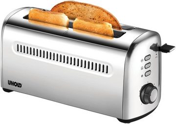 Unold Toaster 4er Retro 38366, 2 lange Schlitze, 1500 W