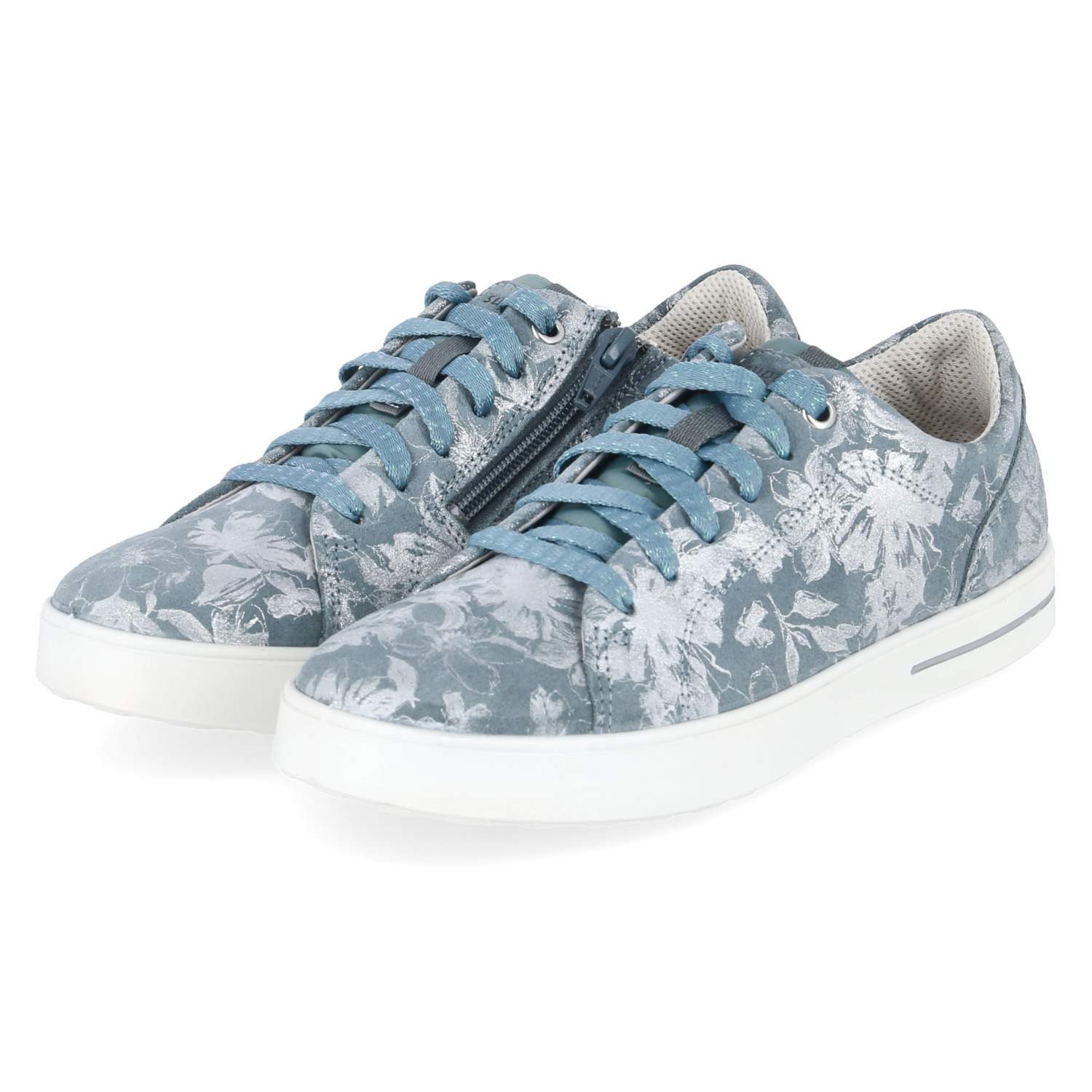 Superfit Superfit 1-000807-8410 Mädchen Leder & Textil hellblau Schnürschuh