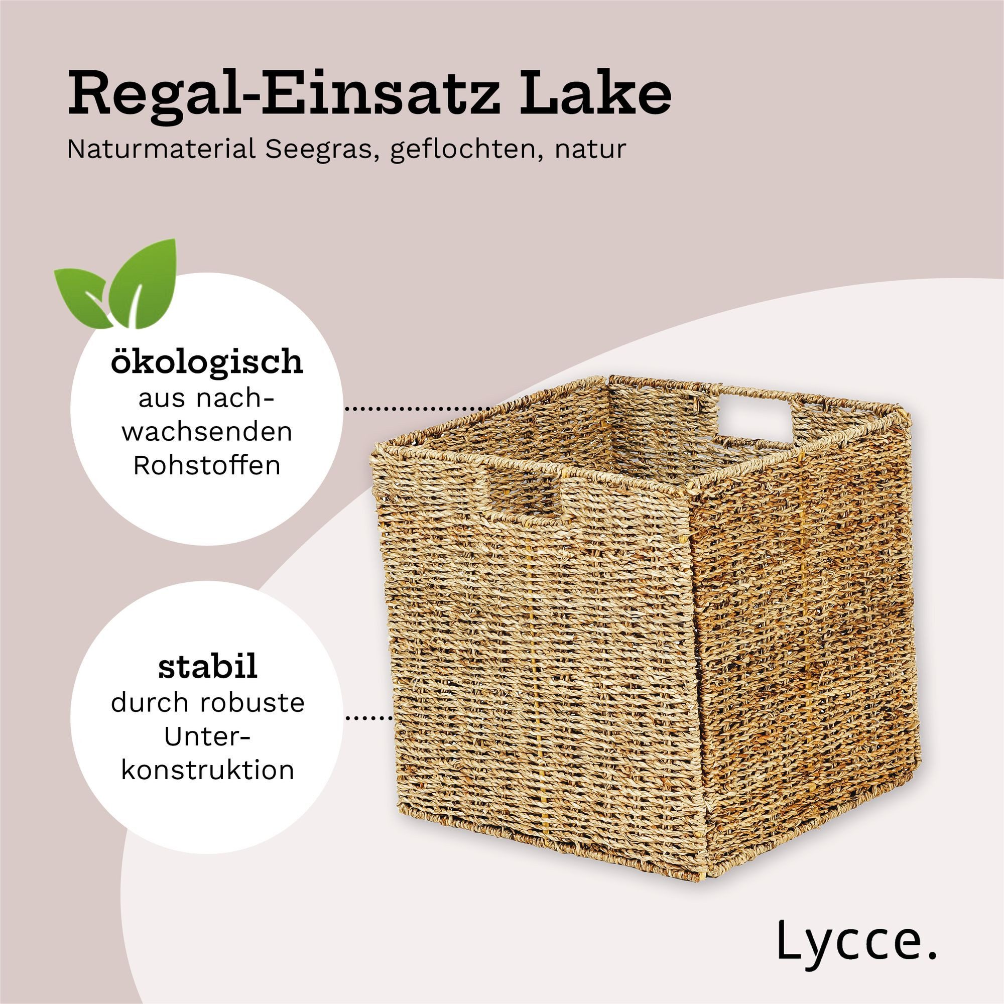 Lycce Regalkorb Kallax Einsatz Lake Aufbewahrungskorb günstig online kaufen
