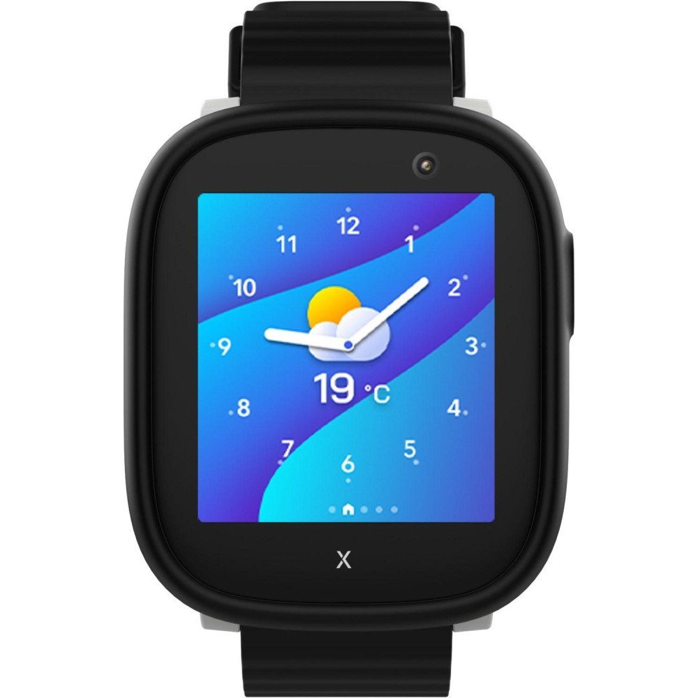 Xplora X6Play, schwarz Kinder-Smartwatch mit Loops & Frames in pink und lime Smartwatch