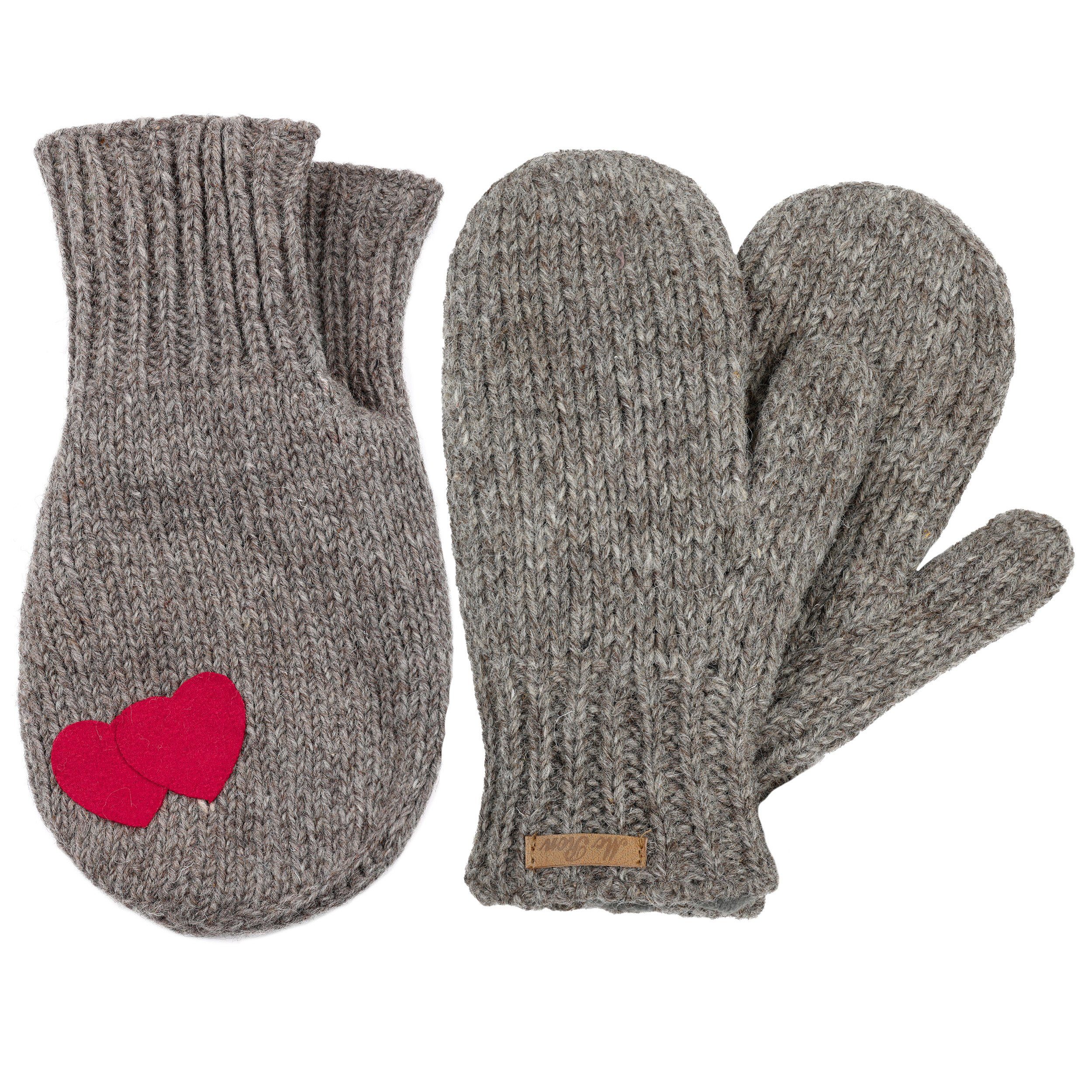 McRon Strickhandschuhe SET aus Pärchenhandschuh Modell Valentina und Fäustl günstig online kaufen