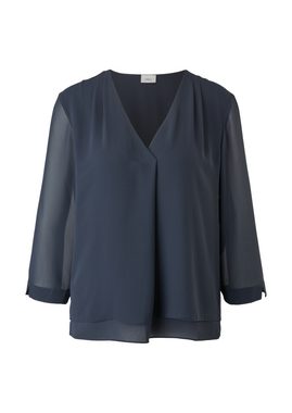 s.Oliver BLACK LABEL Langarmbluse Bluse im Double-Layer-Look Layering