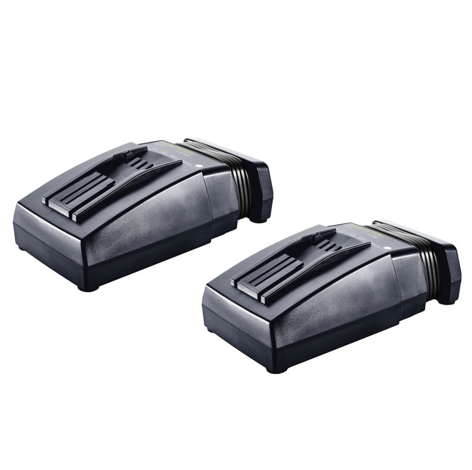 FESTOOL 2x TCL 6 Li-Ion Schnell Ladegerät (2x 201135) Doppel Lader Set Schnelllade-Gerät