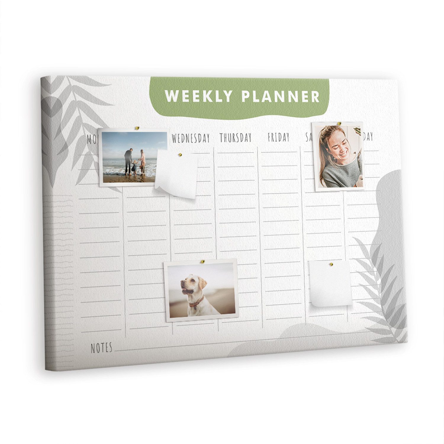 Tulup Pinnwand XXL Planer Memoboard Korktafel 100 cm x 70 cm 100 Stk. Pinnadeln, Pinboard, Pinnwand, Kork