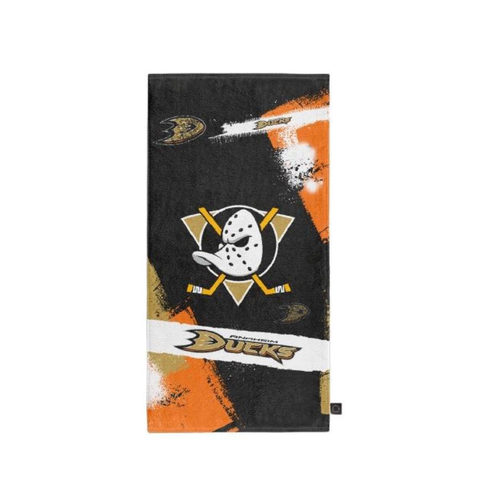 Anaheim Ducks Handtuch Anaheim Ducks Beachtowel "SPRAY"