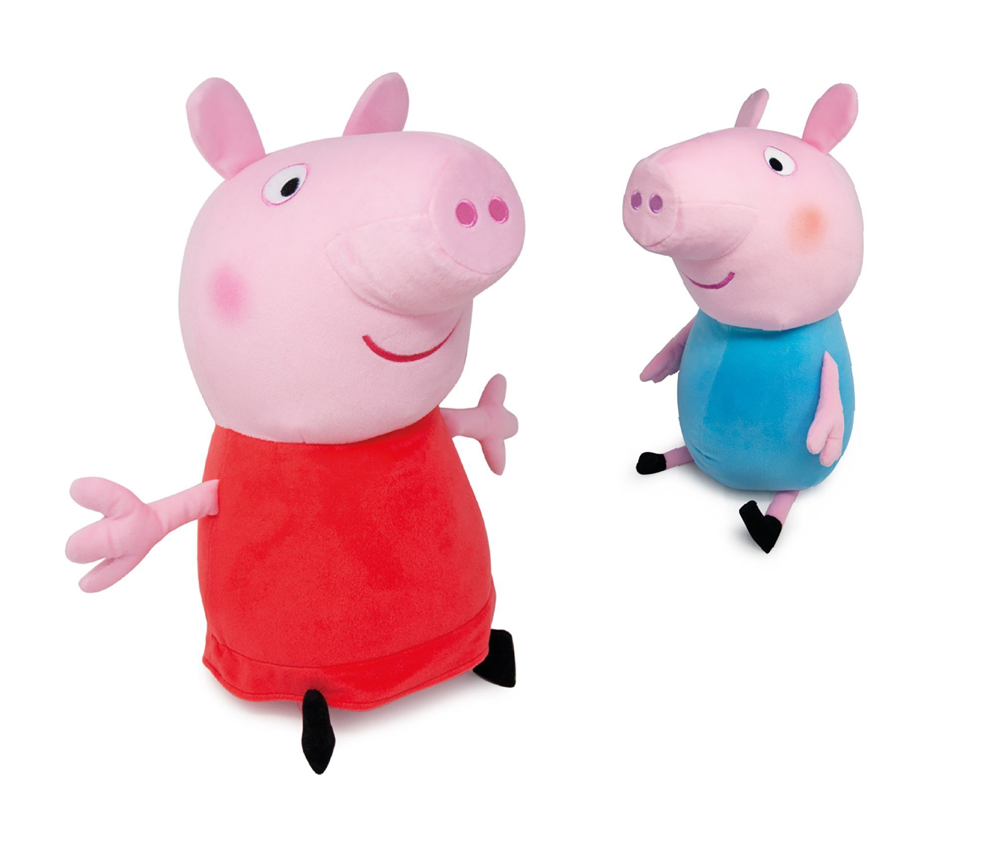 soma Kuscheltier Peppa Wutz Peppa Pig rosa XXL 30 cm Stofftie Kuscheltier (1-St), Super weicher Plüsch Stofftier Kuscheltier für Kinder zum spielen