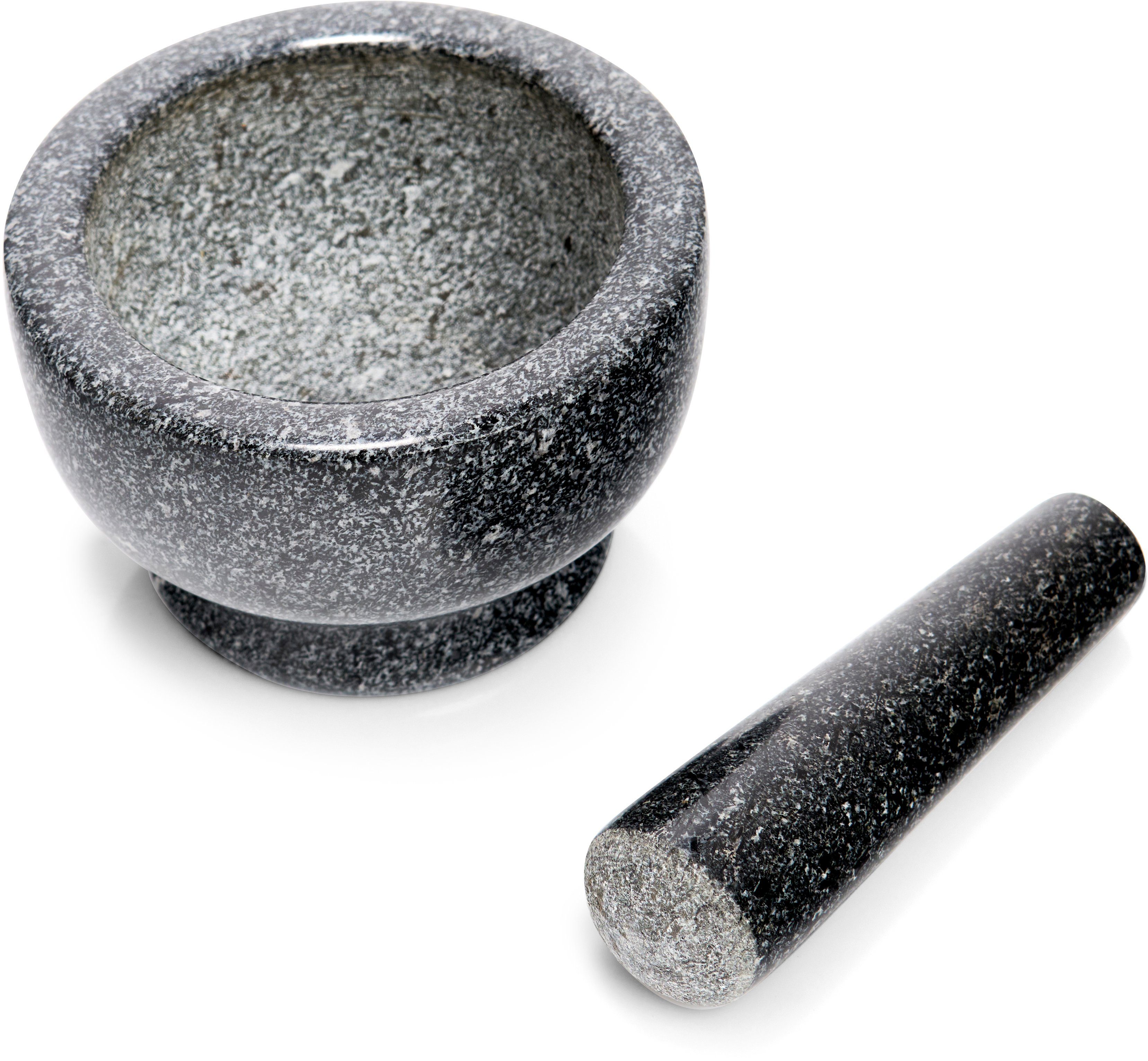 Zeller Present Mörser, (Set, 2-tlg), Granit