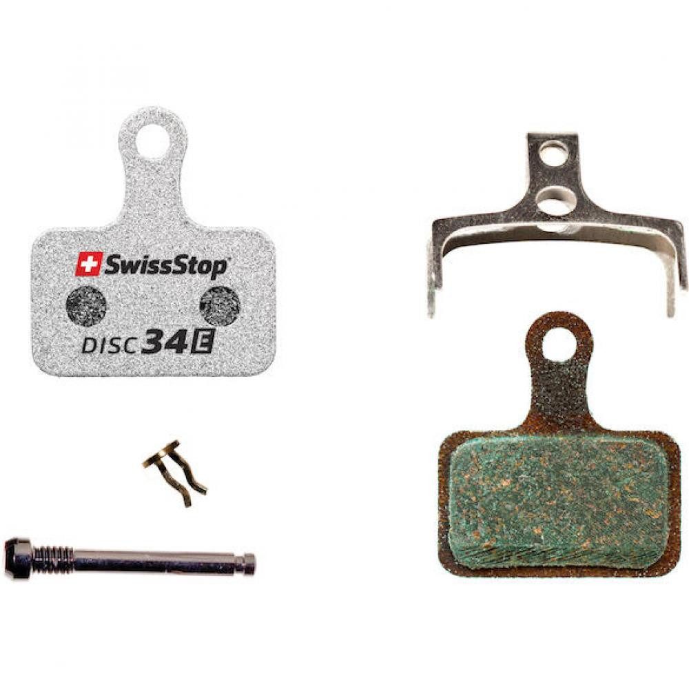 SwissStop Bremsbelag SwissStop Disc 34 E Bremsbeläge - leistungsstark für E-Bikes & Shimano