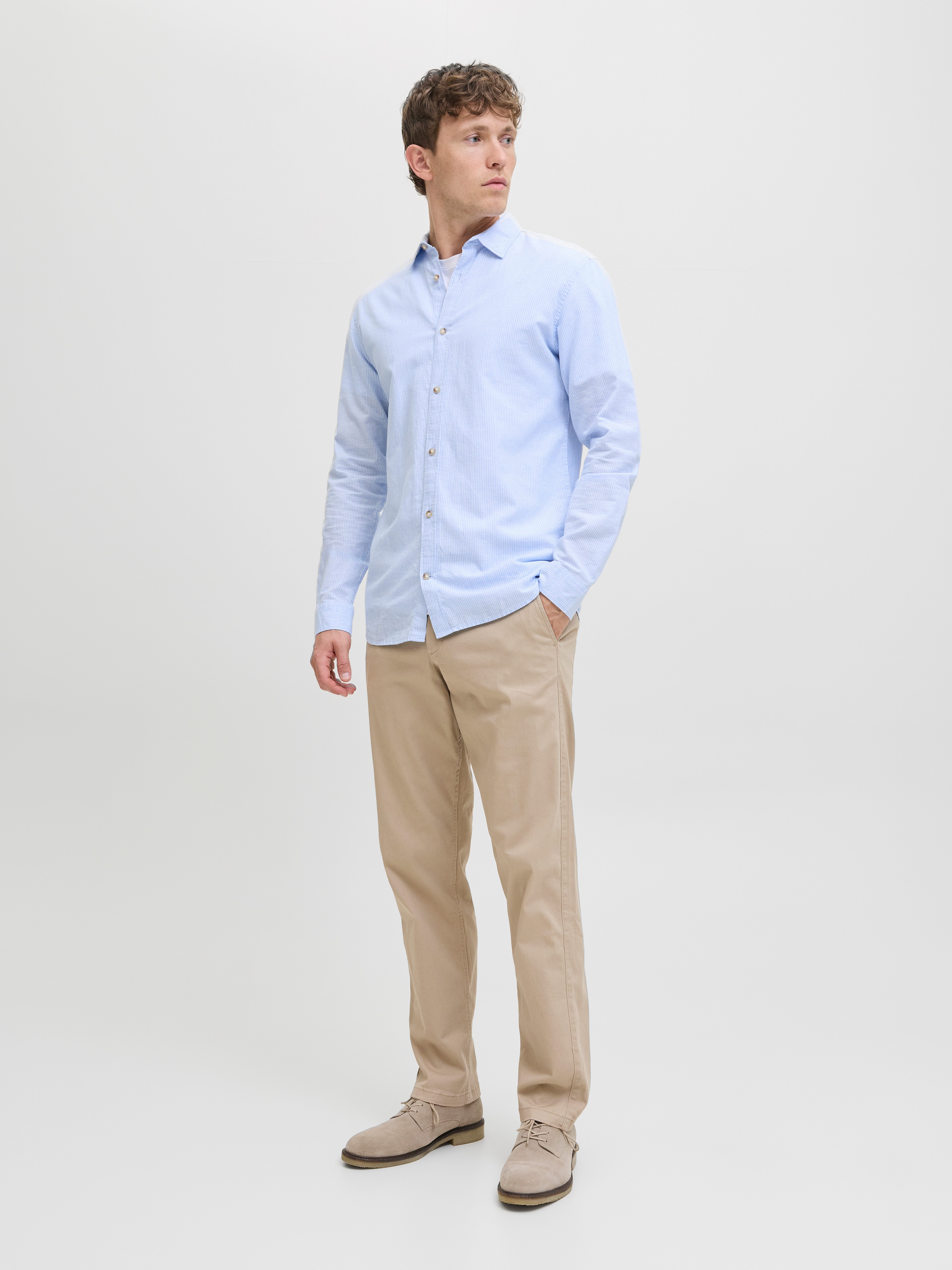 Jack & Jones Chinohose JPSTKANE DAVE CHINO 2PK MP NOOS (Packung, 2-tlg) In vorgewaschener Qualität