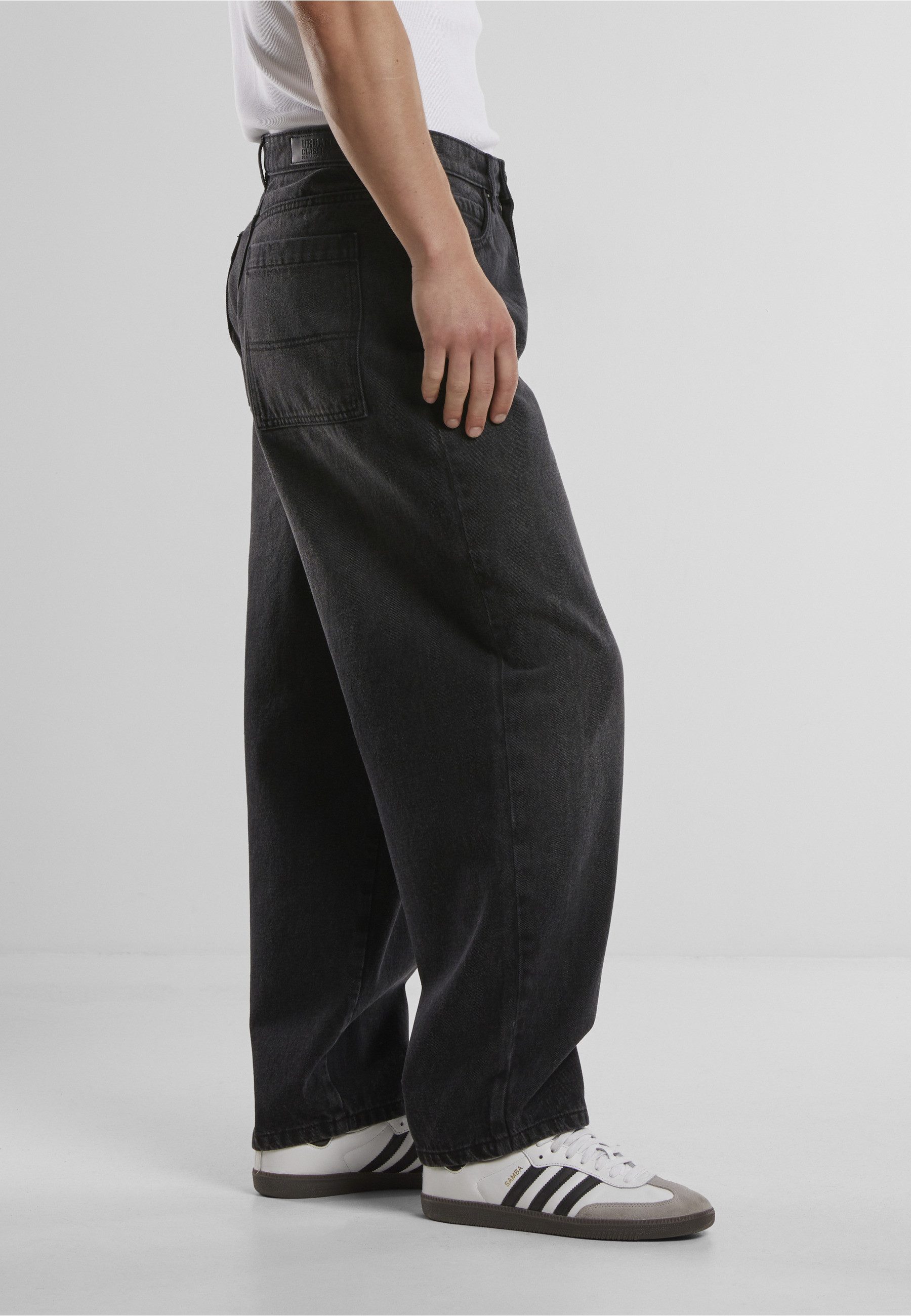URBAN CLASSICS Bequeme Jeans Urban Classics Tapered Heavy Ounce Baggy Jeans