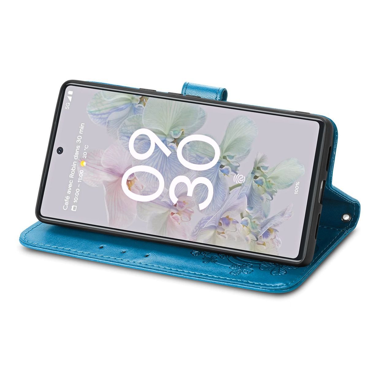 König Design Handyhülle Google Pixel 6A, Schutzhülle Schutztasche Case Cover Etuis Wallet Klapptasche Bookstyle