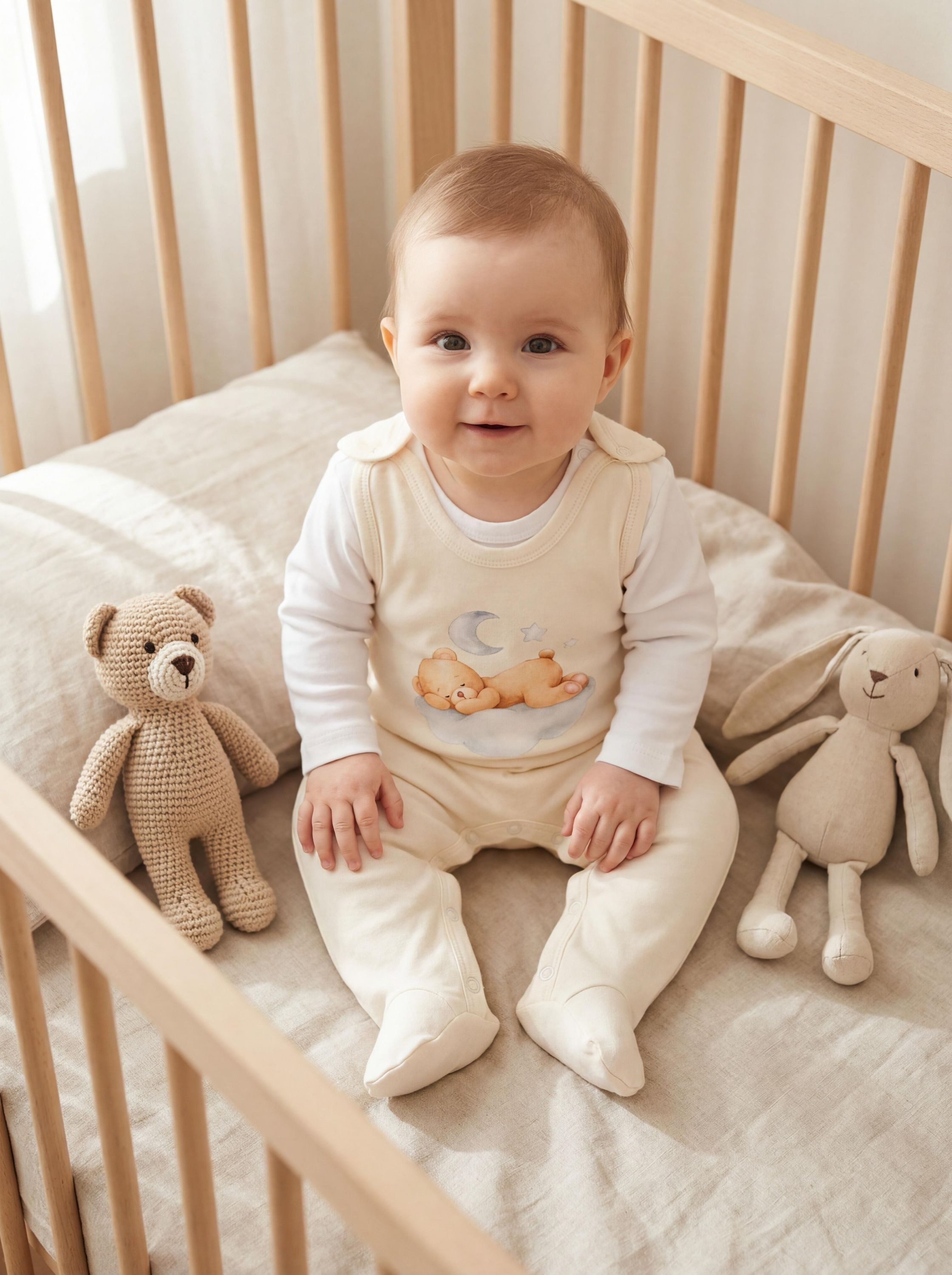 TupTam Strampler TupTam Unisex Baby Strampler mit Aufdruck 5er Set – Bild 2 von 3