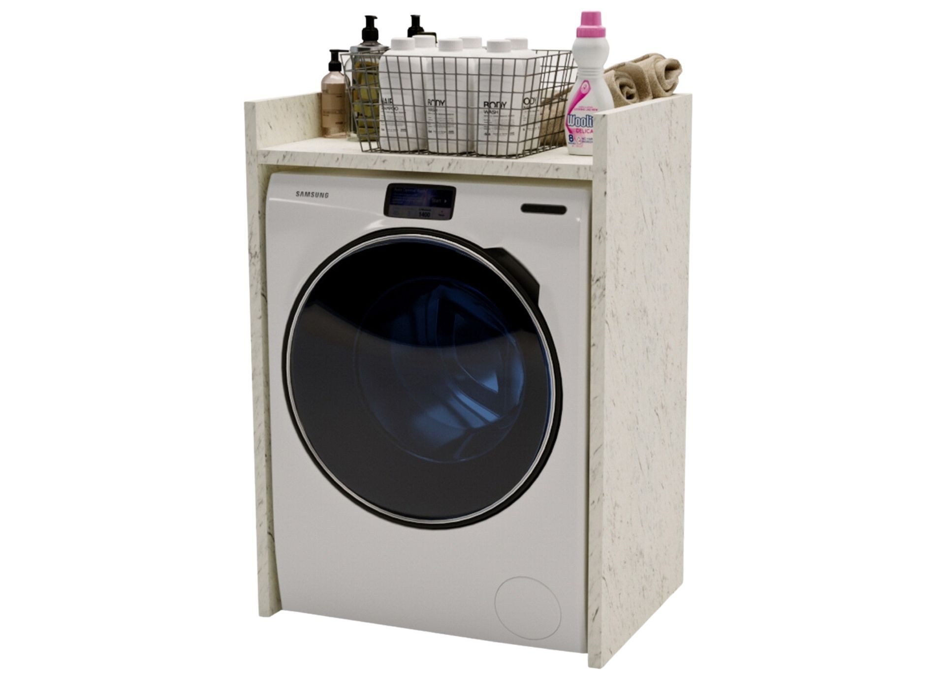 CraftPAK Waschmaschinenumbauschrank für Waschmaschine / Wäschetrockner günstig online kaufen