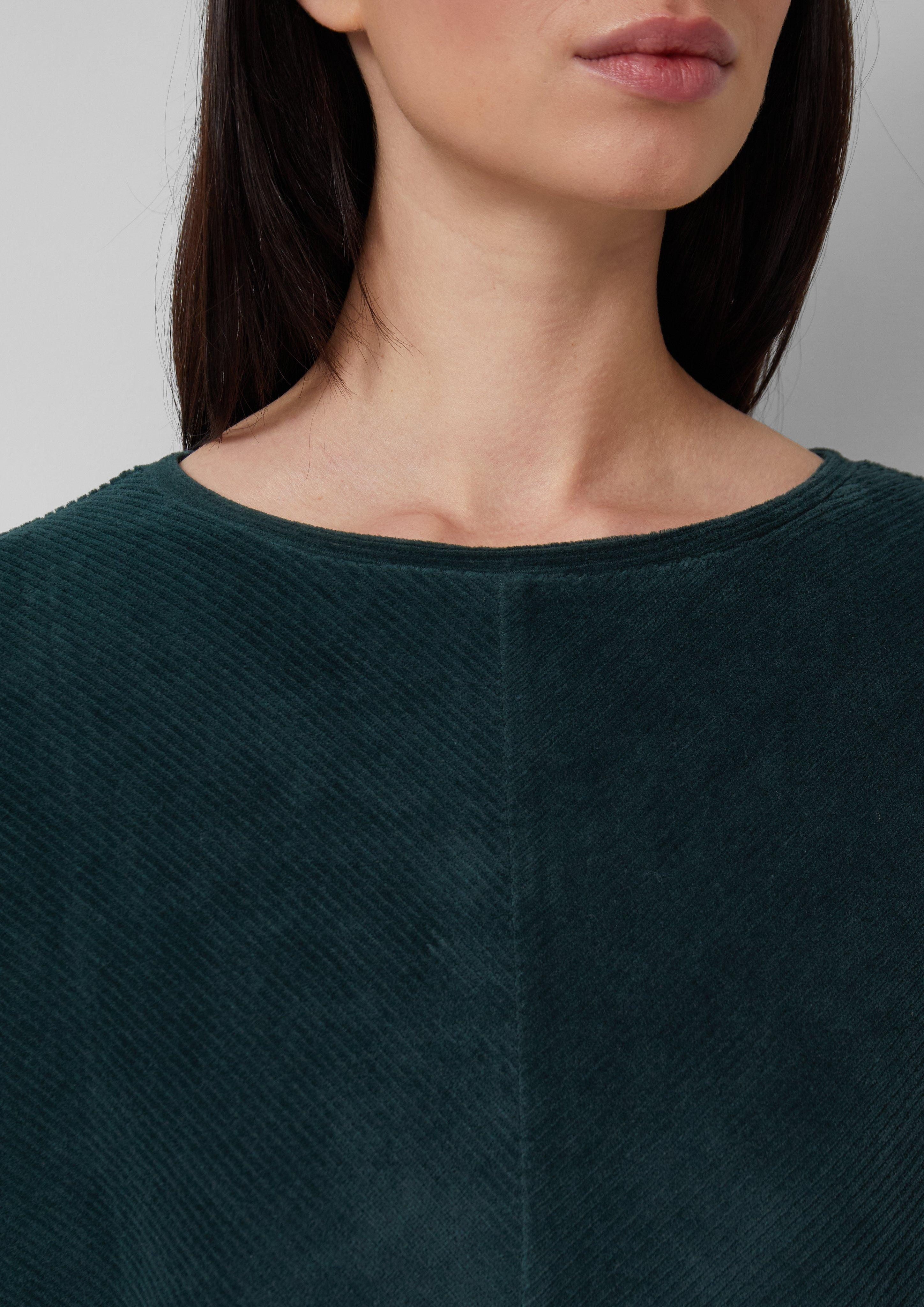s.Oliver 3/4-Arm-Shirt Cord-Shirt mit Teilungsnaht und günstig online kaufen