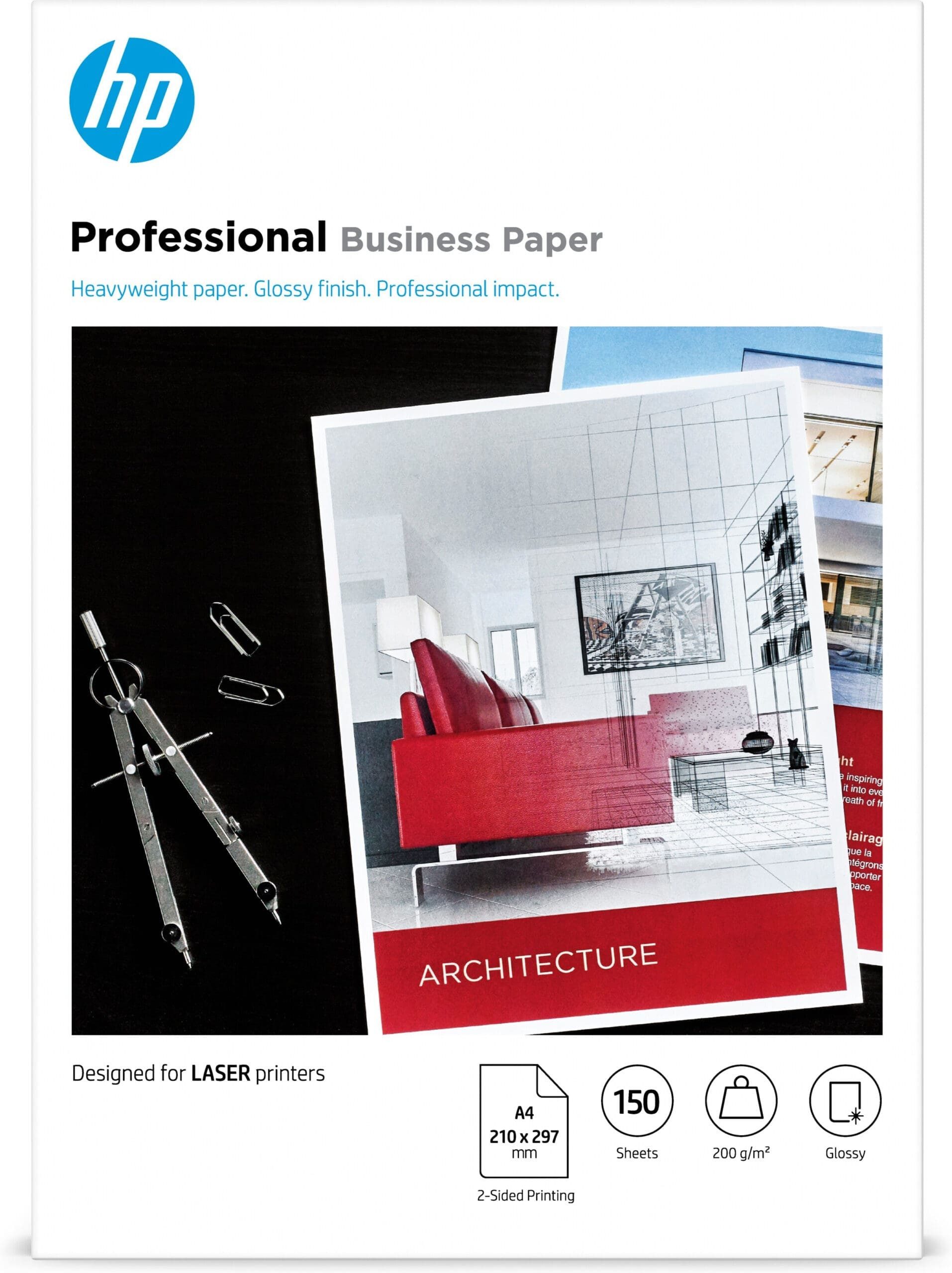 HP HP profession. Business Laser-Papier – A4, glänzen Tintenpatrone