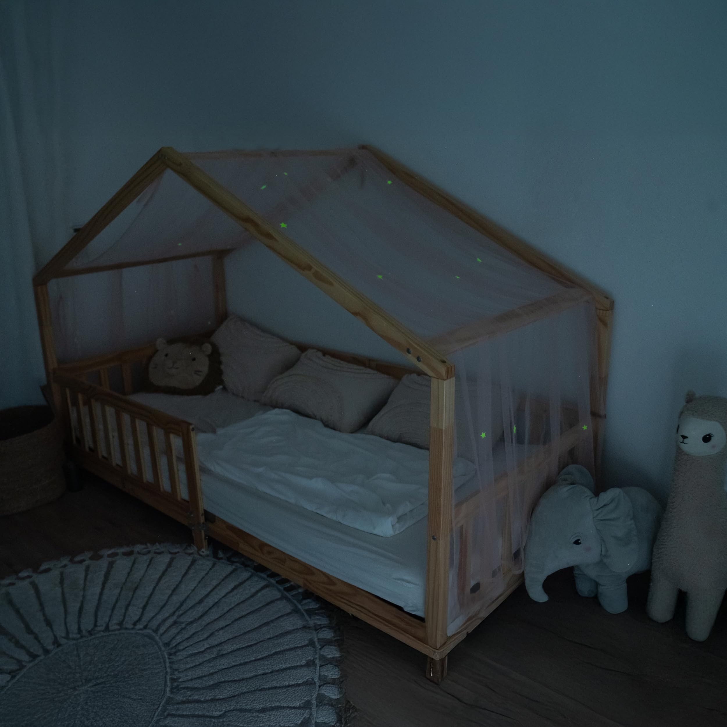 lilimaus Betthimmel Leuchtender Betthimmel mit Sternen für Kinder Hausbette günstig online kaufen