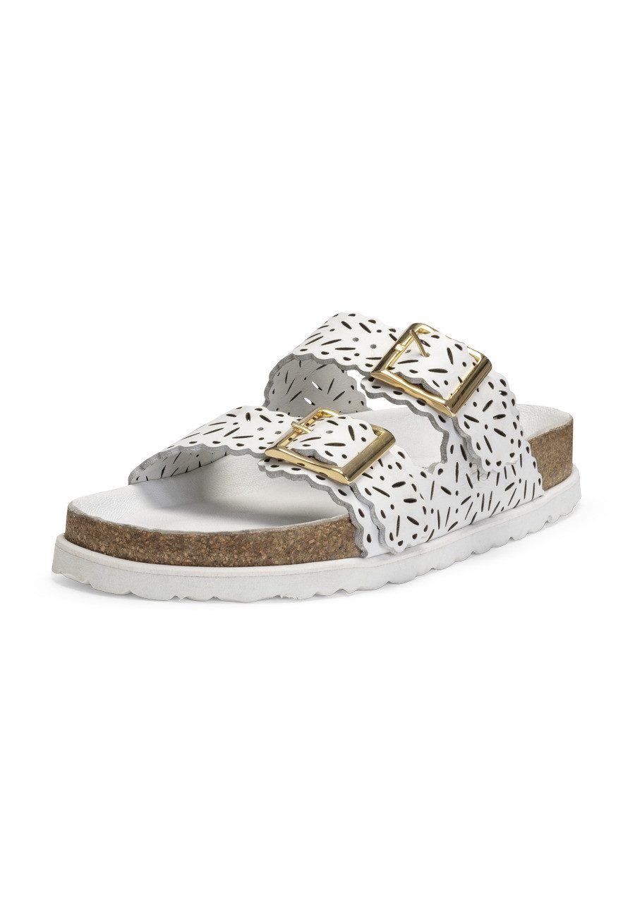 vitaform Damen Pantoletten Softnappaleder Pantolette