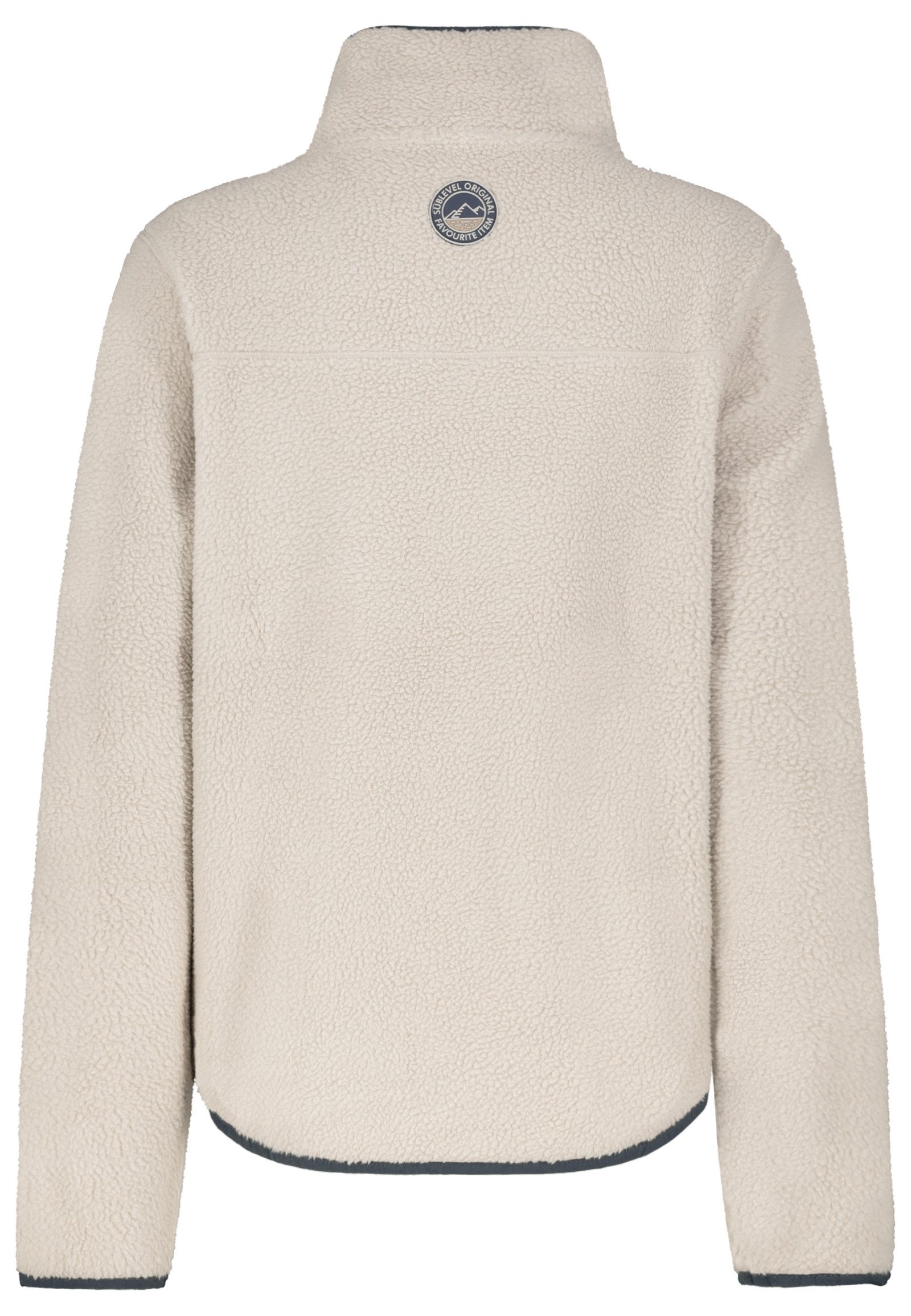 SUBLEVEL Fleecejacke Damen Teddyfleece Kuschelig Übergangsjacke Jacke Outdo günstig online kaufen