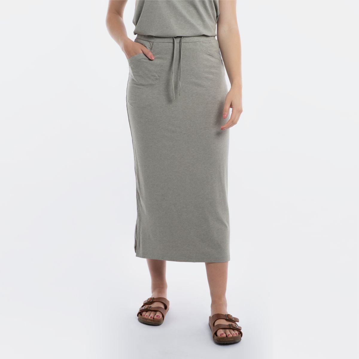 Knit Factory Strickrock Lily Rock Urban Green M (1-tlg)