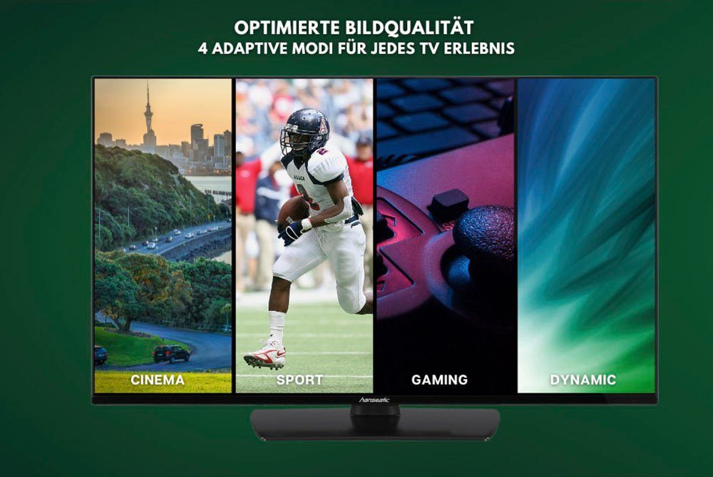 Zoll, 43U800UDS Smart-TV) LED-Fernseher (108 4K Hanseatic TV, HD, Android Ultra cm/43
