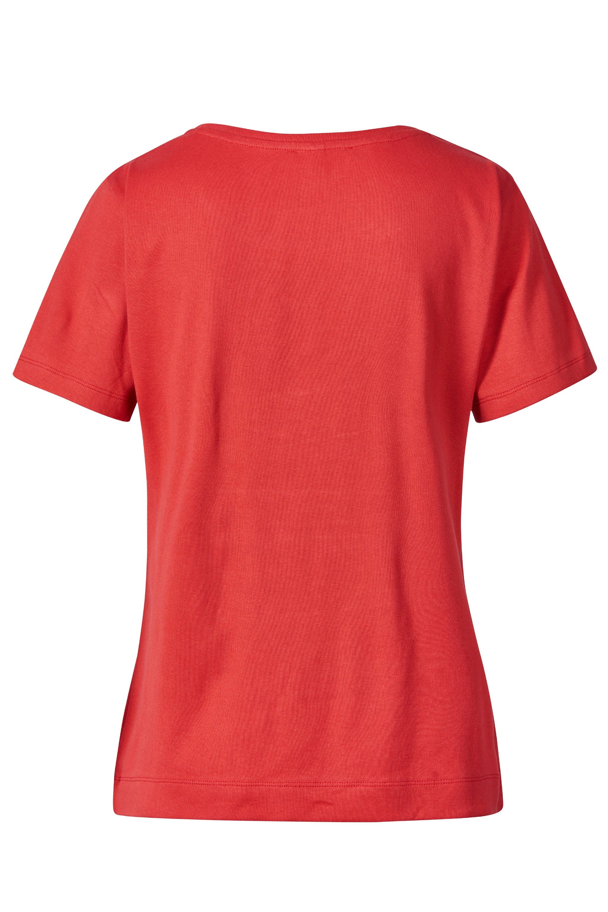 Himalaya Clothing Kurzarmshirt Basic T-Shirt Damen "Alma" mit Rundhalsausschnitt aus Bio-Baumwolle Vielseitiges Shirt mit hohem Tragekomfort – Bild 2 von 3