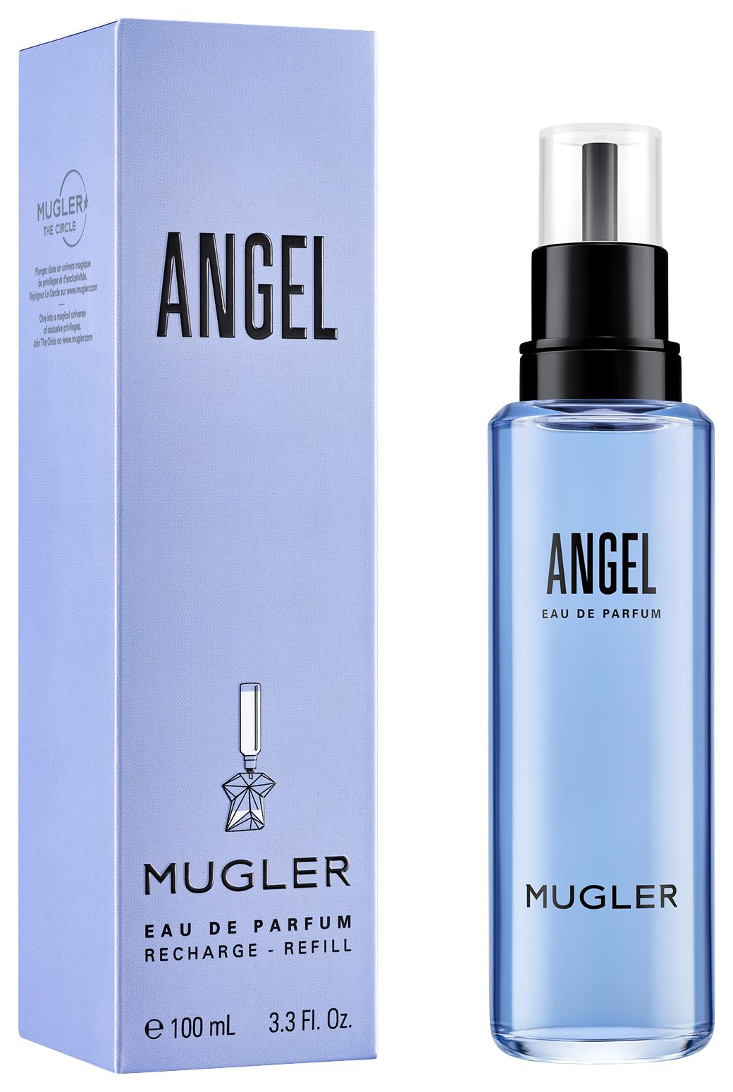 Mugler Eau de Parfum Angel, Glasflakon, Parfüm EDP, Damenduft