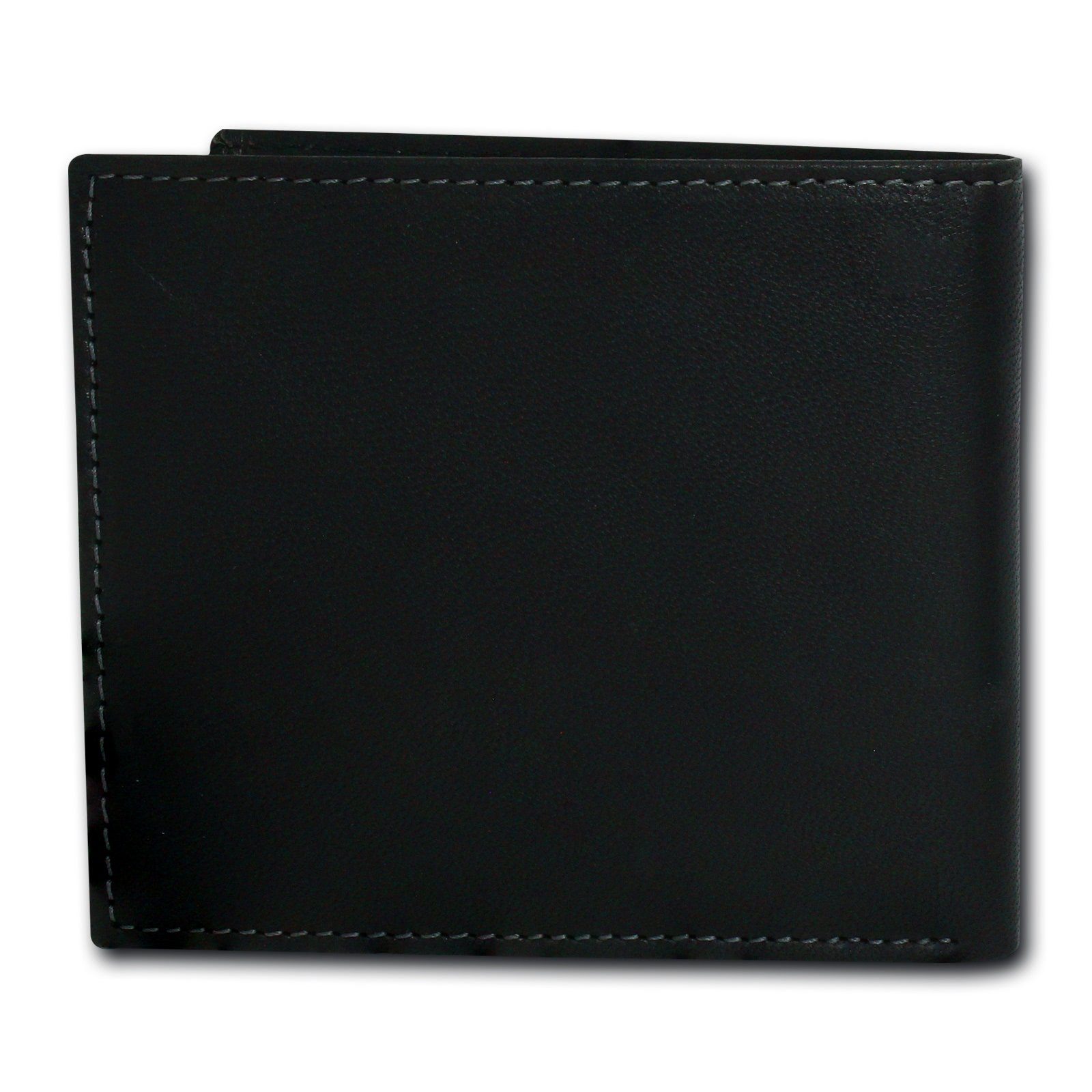 DrachenLeder Geldbörse DrachenLeder Herren Portemonnaie Börse (Portemonnaie, Portemonnaie), Herren Geldbörse Echtleder Größe ca. 11,5cm, schwarz, grau, Serie Ben