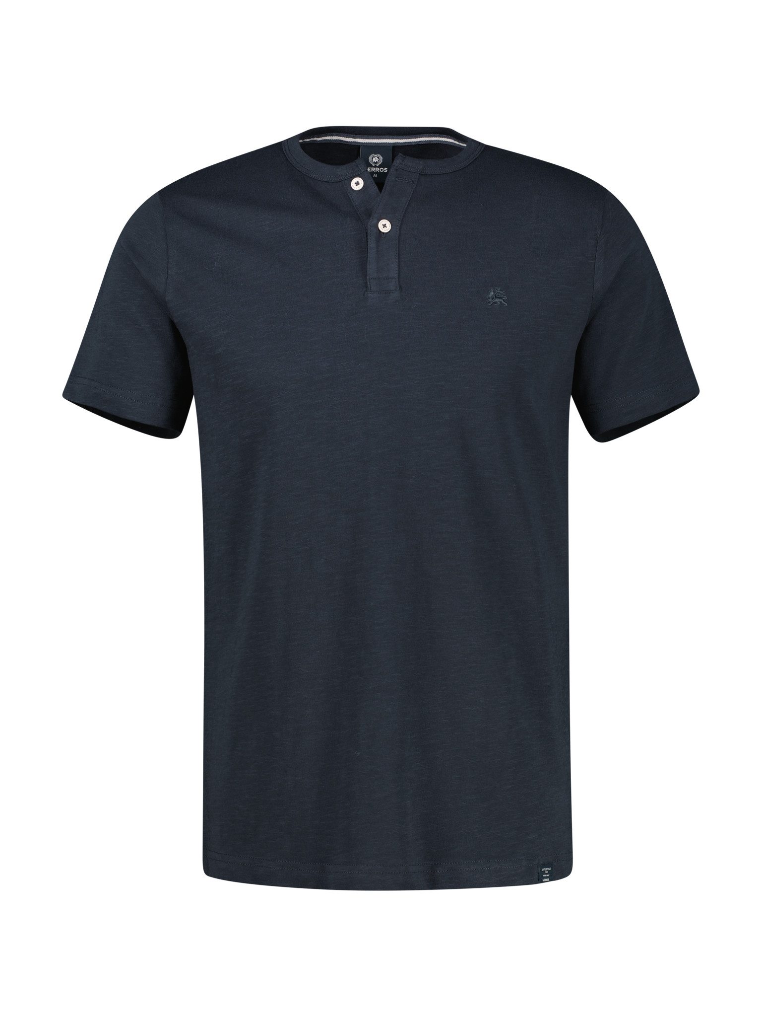 LERROS Kurzarmshirt mit Serafino-Kragen günstig online kaufen