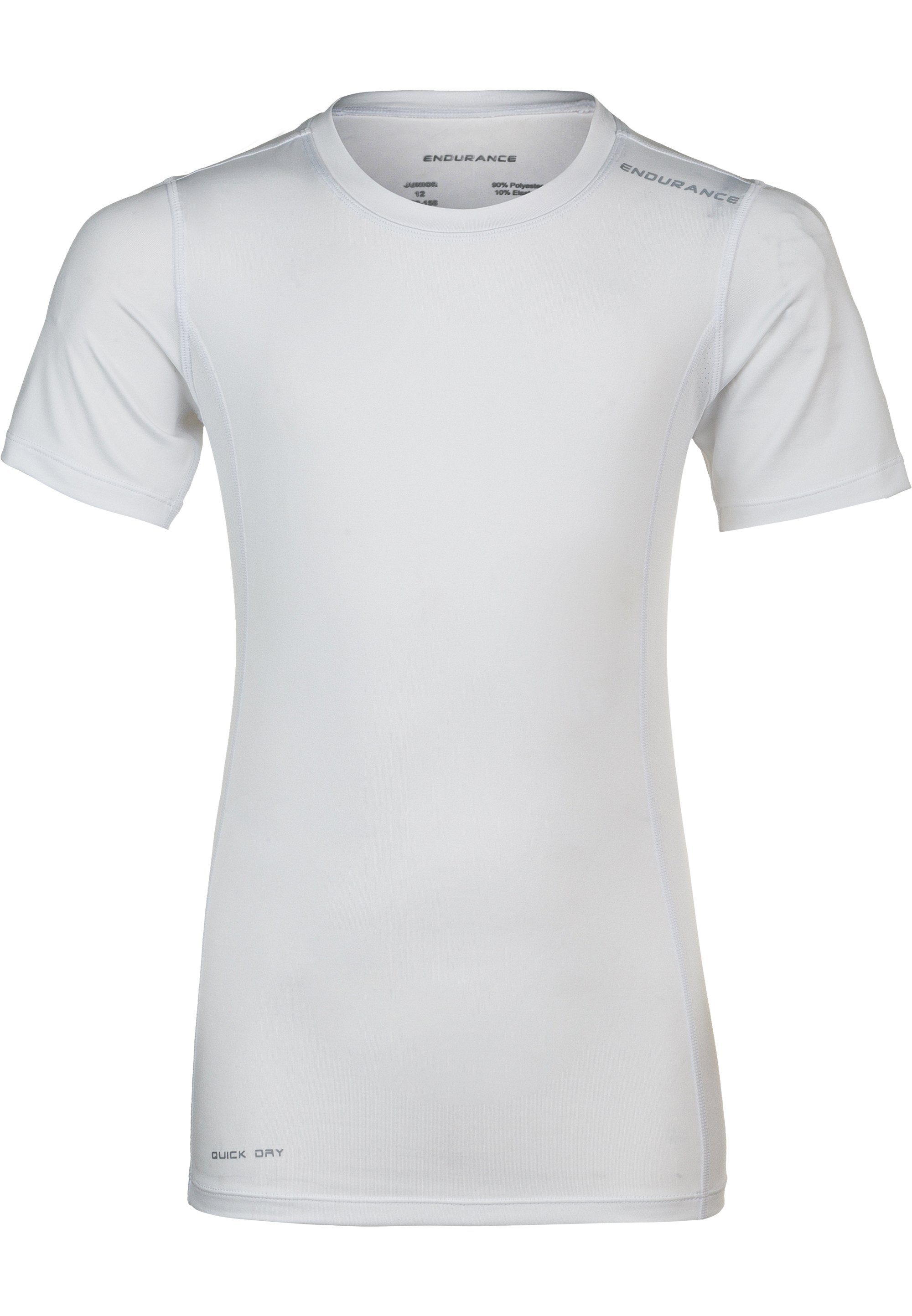 ENDURANCE Funktionsshirt Power mit innovativer QUICK DRY-Technologie weiß | Funktionsshirts