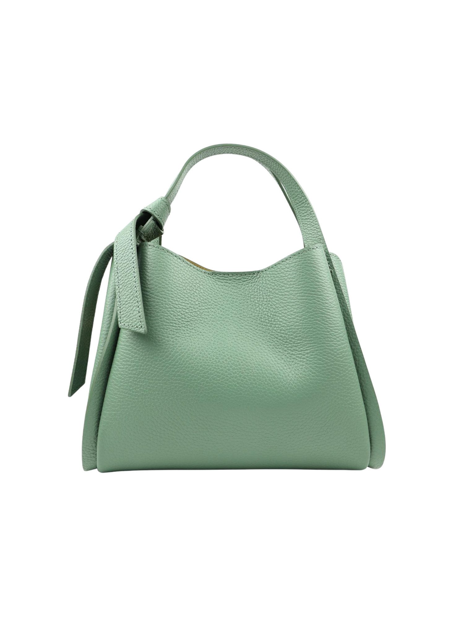 BRISE TASCHE Schultertasche Echtleder-Schultertasche mit Henkel & Crossbody-Gurt – Mint (1-teilig, Tasche inkl. Schulterriemen), Echtleder, Magnetverschluss, verstellbarer Schulterriemen