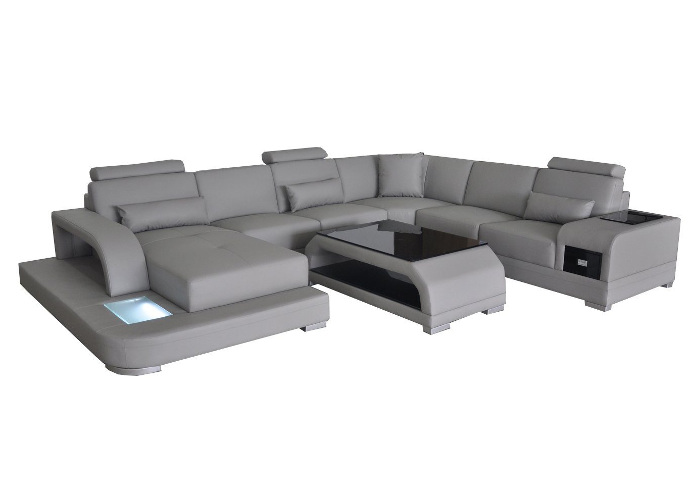 JVmoebel Ecksofa, Wohnlandschaft Design Modern Ecksofa Sofa U-Form | Ecksofas