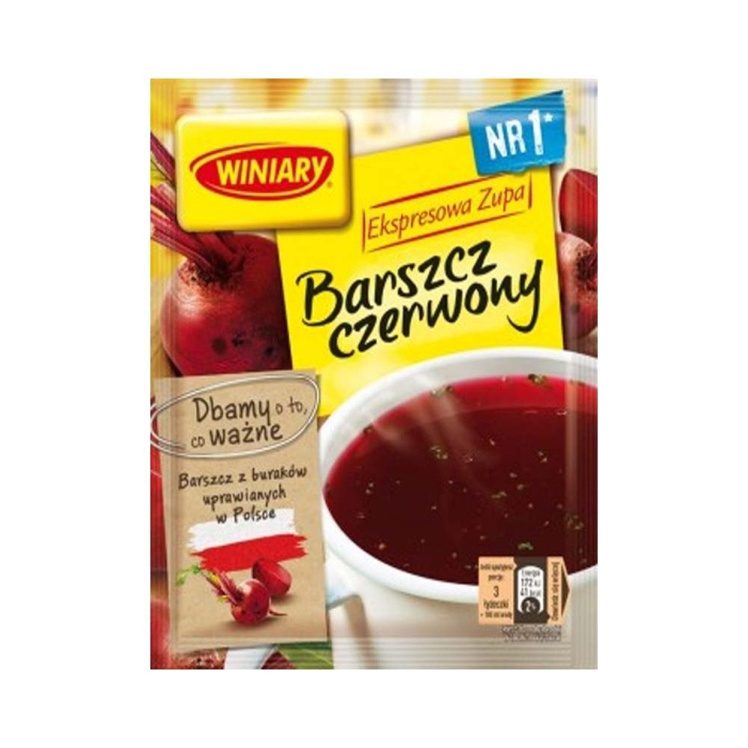 Winiary Saucen Rote Beete Fixsuppe Borschtsch, 20 x 60 g