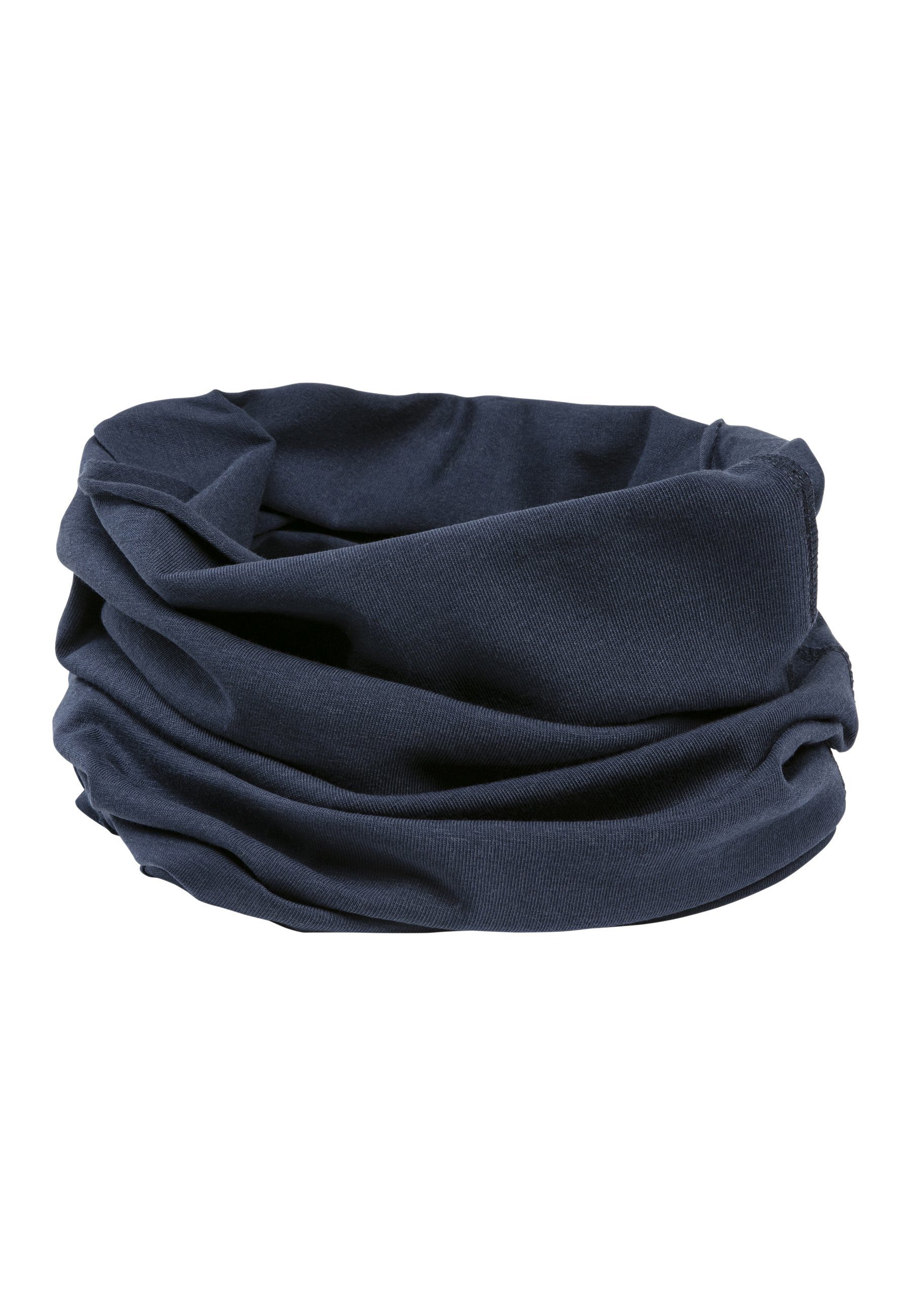 Sterntaler® Halstuch OCS Multifunktionstuch uni, (1-St), Baby Multifunktionstuch gestreift, Kinder Beanie
