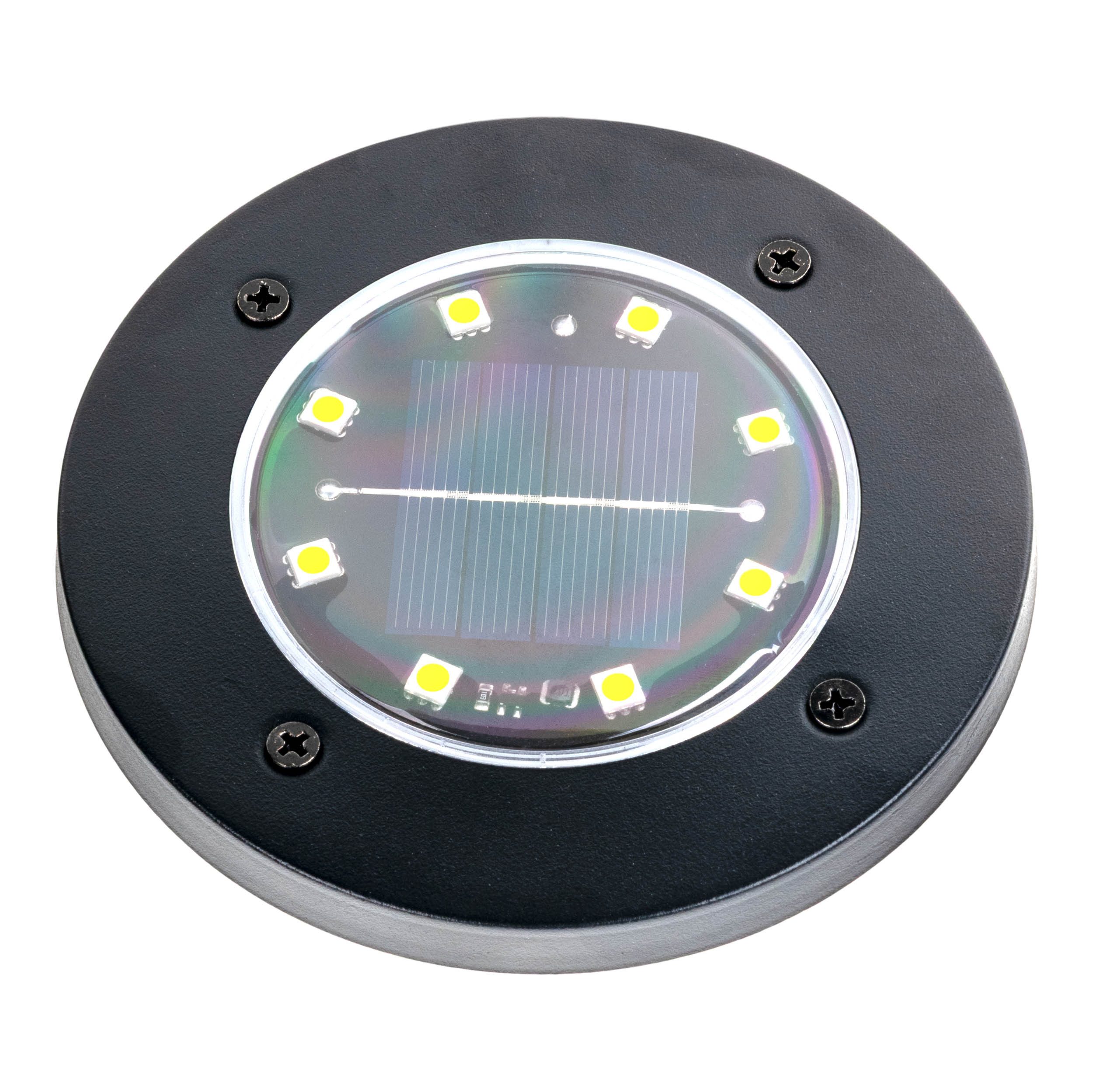 näve LED Solarleuchte Kian - Solar-Erdspieß Wegeleuchte Gartenlampe, LED fest integriert, Warmweiß, Solar-Boden-Erdspieß, Set, Solar-Lampe, Bodenleuchte, Garten – Bild 4 von 5