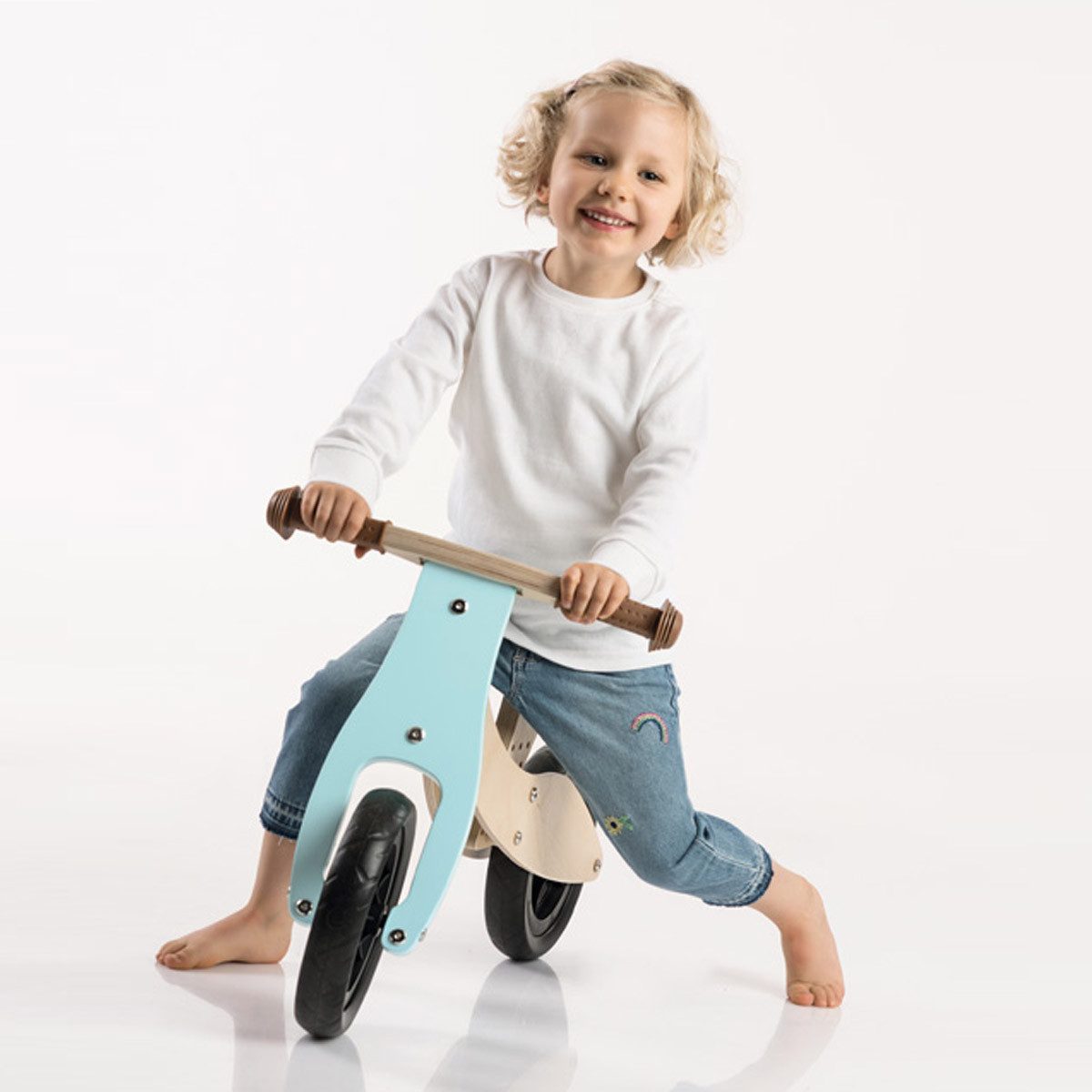 Small Foot Laufrad Laufrad und -dreirad Maxi Türkis 10 Zoll Zoll, kann zum Trike oder Laufdreirad umgebaut werden