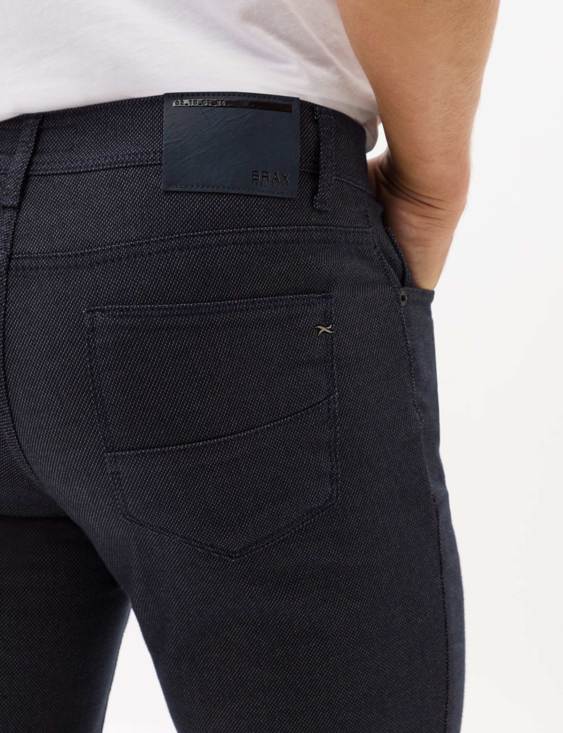 Brax 5-Pocket-Hose CADIZ - Wool-Look aus softem Baumwoll-Mischgewebe – Bild 5 von 5