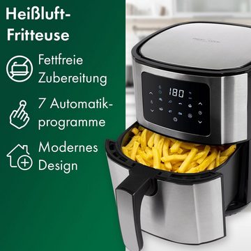 ProfiCook Heißluftfritteuse PC-FR 1239 H, 5,5 Liter, 7 Programme, LED-Display