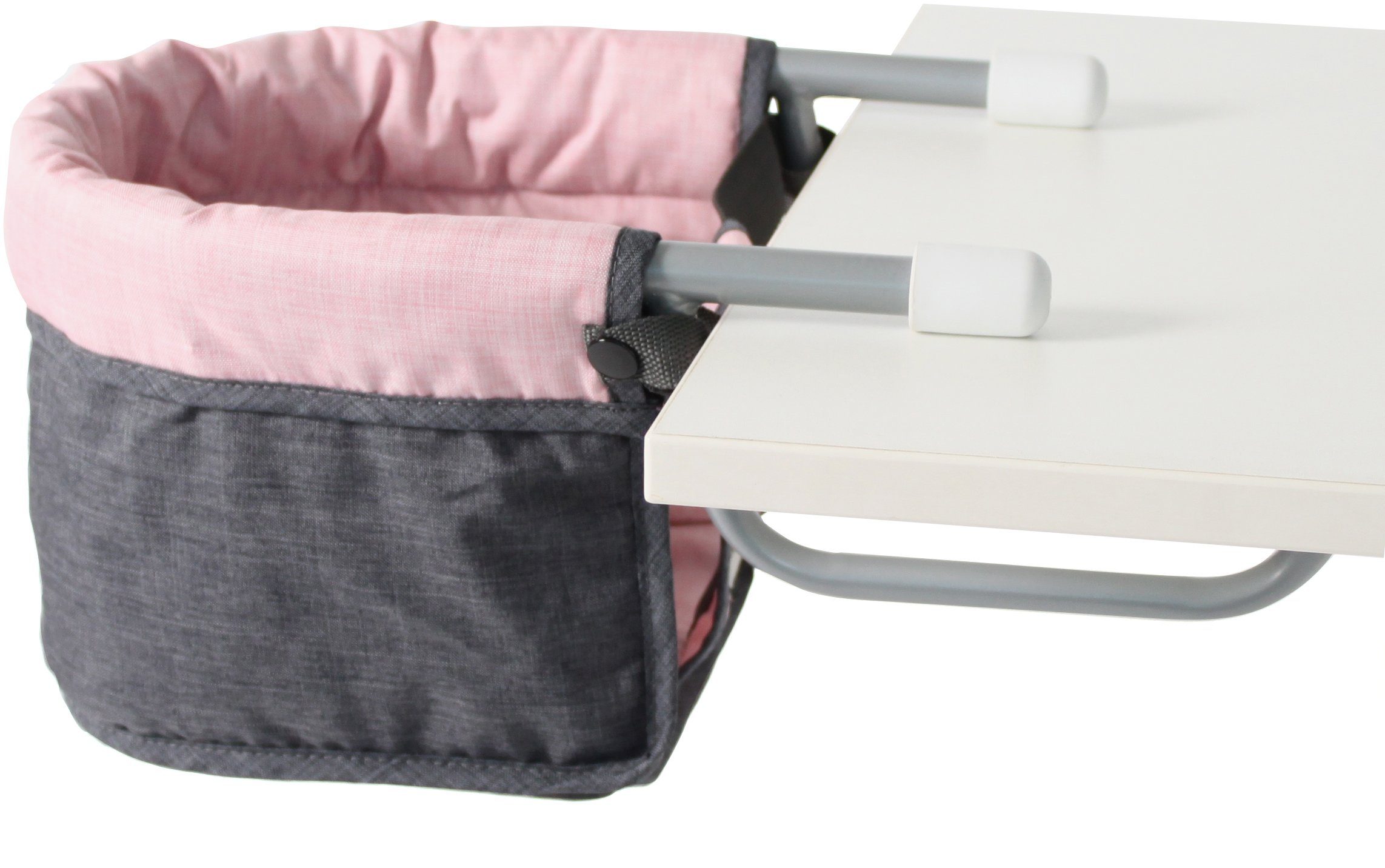 CHIC2000 Puppen-Tischsitz Grau-Rosa günstig online kaufen