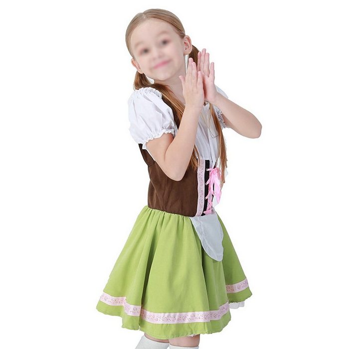 GalaxyCat Kostüm Kinder Kostüm I Bayrisches Tracht I Dirndl für Dirndl Kleid für Kinder
