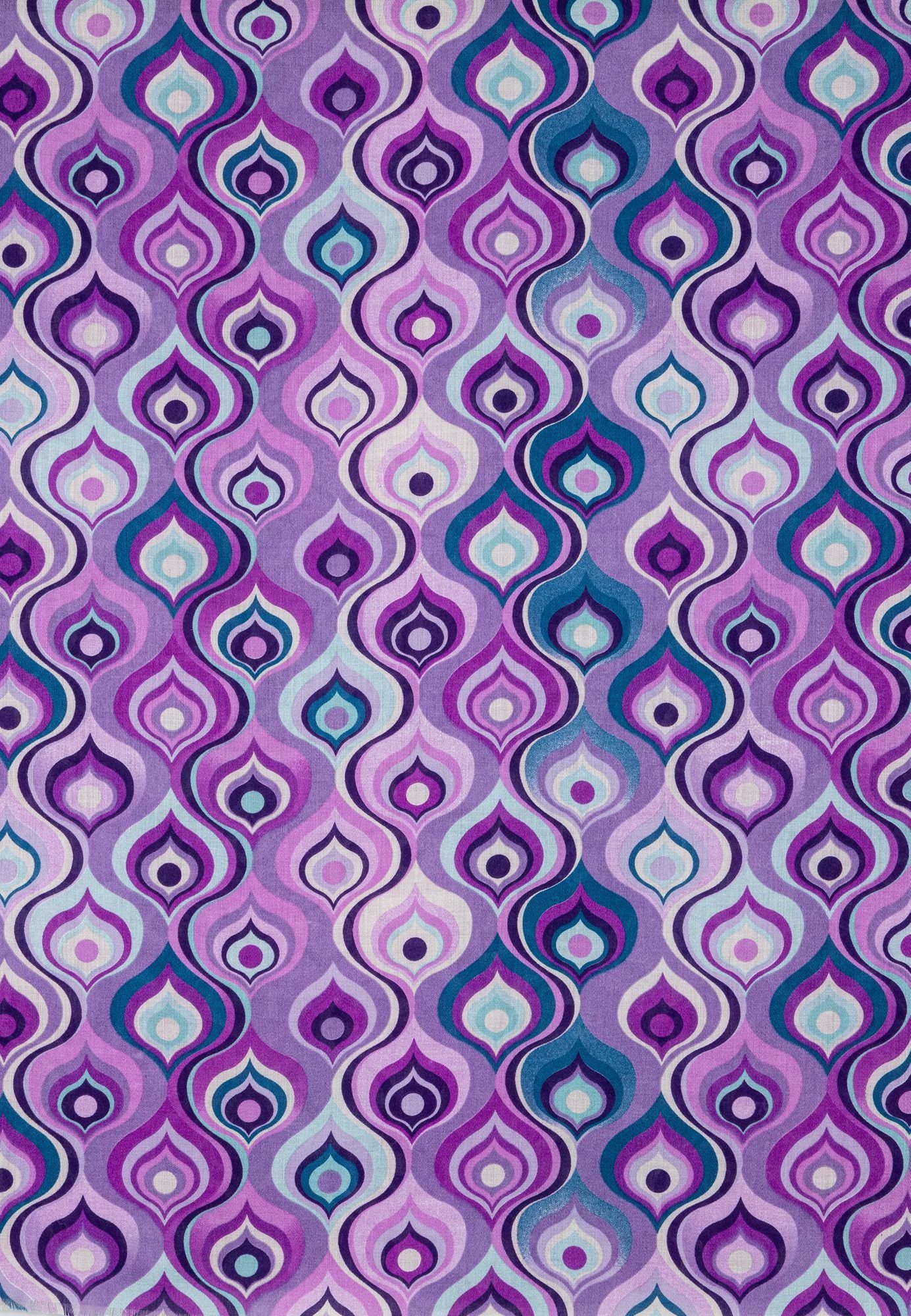 Caspar Modeschal SC520 Damen Schal mit stylishem 60er Retro Print günstig online kaufen